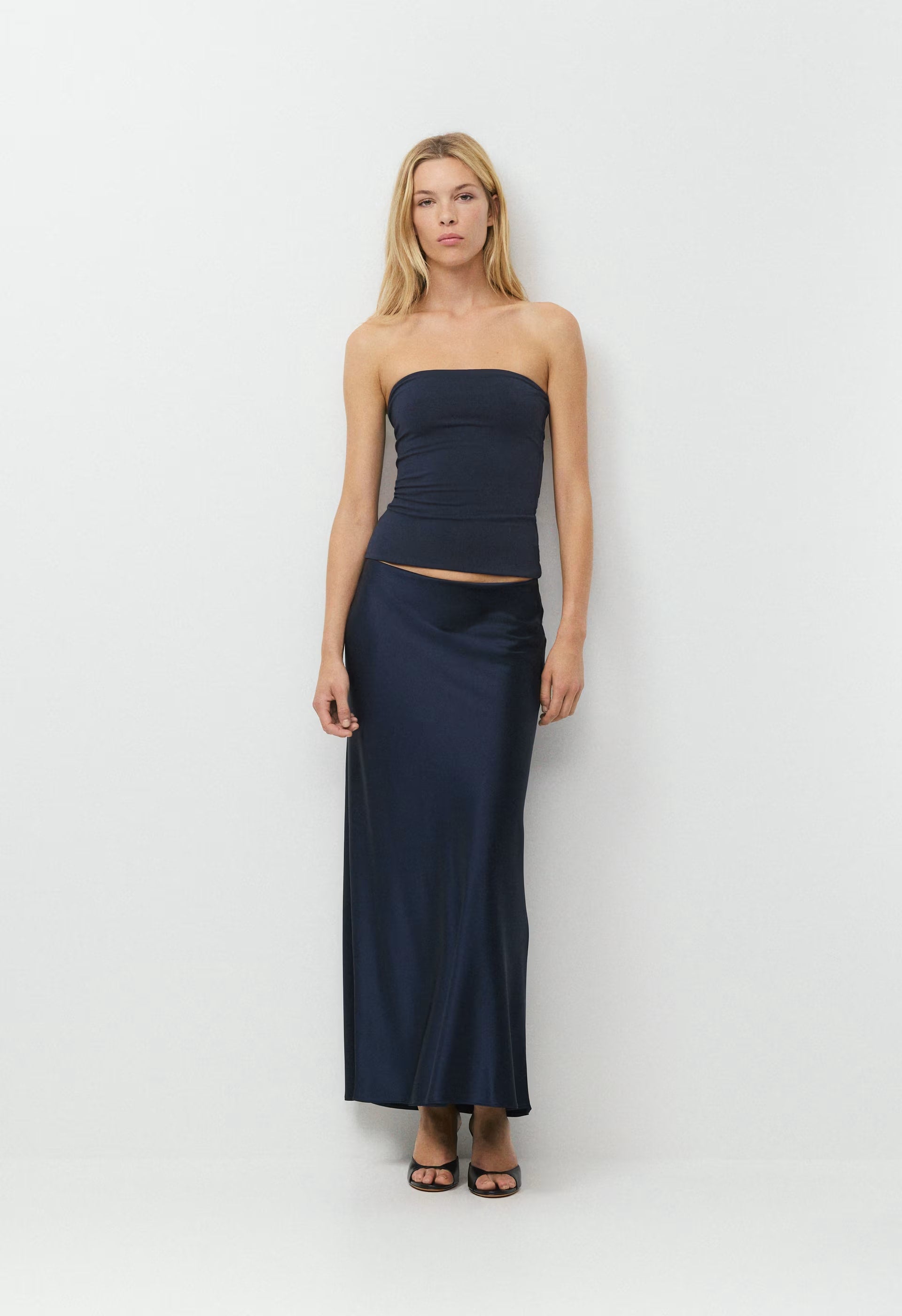 Capture Satin Skirt - GALA PLUM