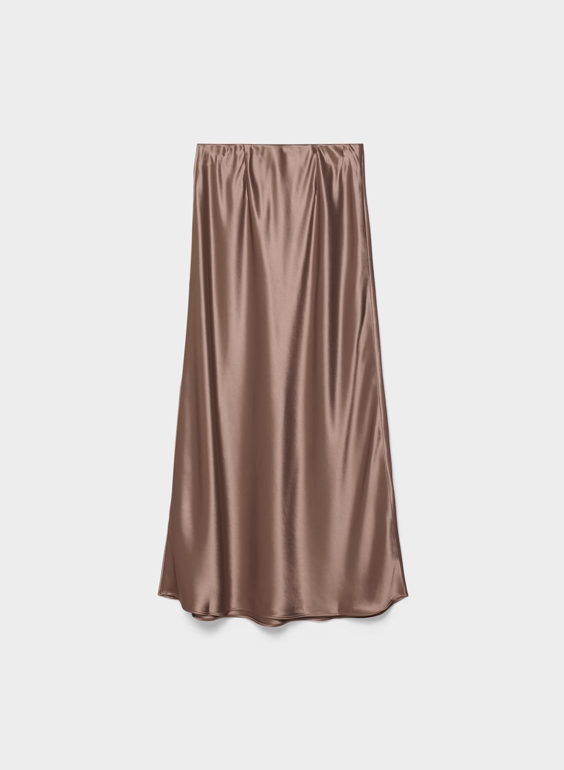 Capture Satin Skirt - DUSTY MAUVE