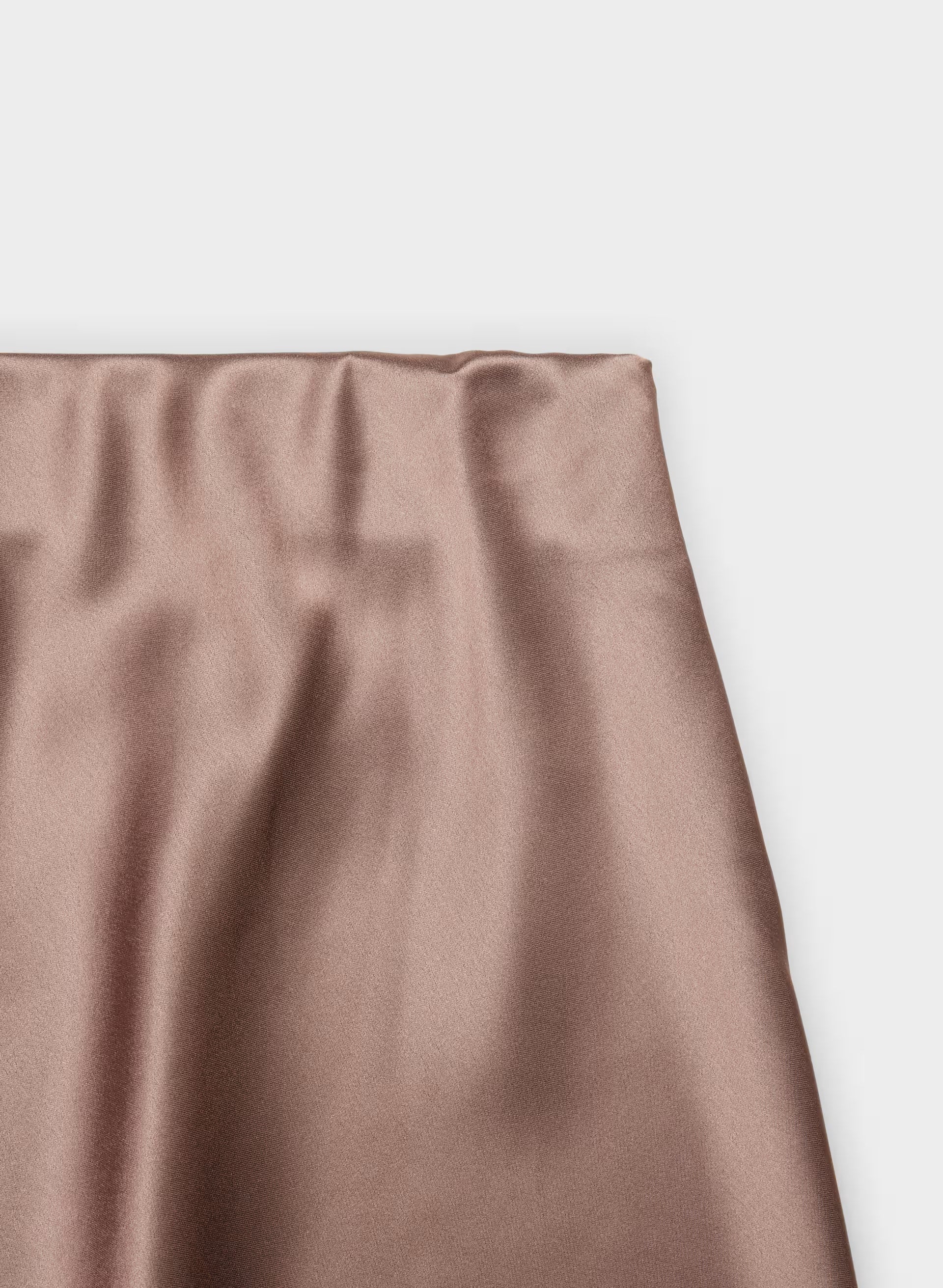 Capture Satin Skirt - DUSTY MAUVE