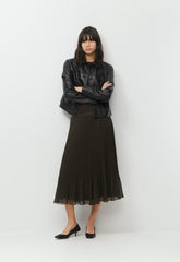 Twirl Skirt - CACAO NIB BROWN