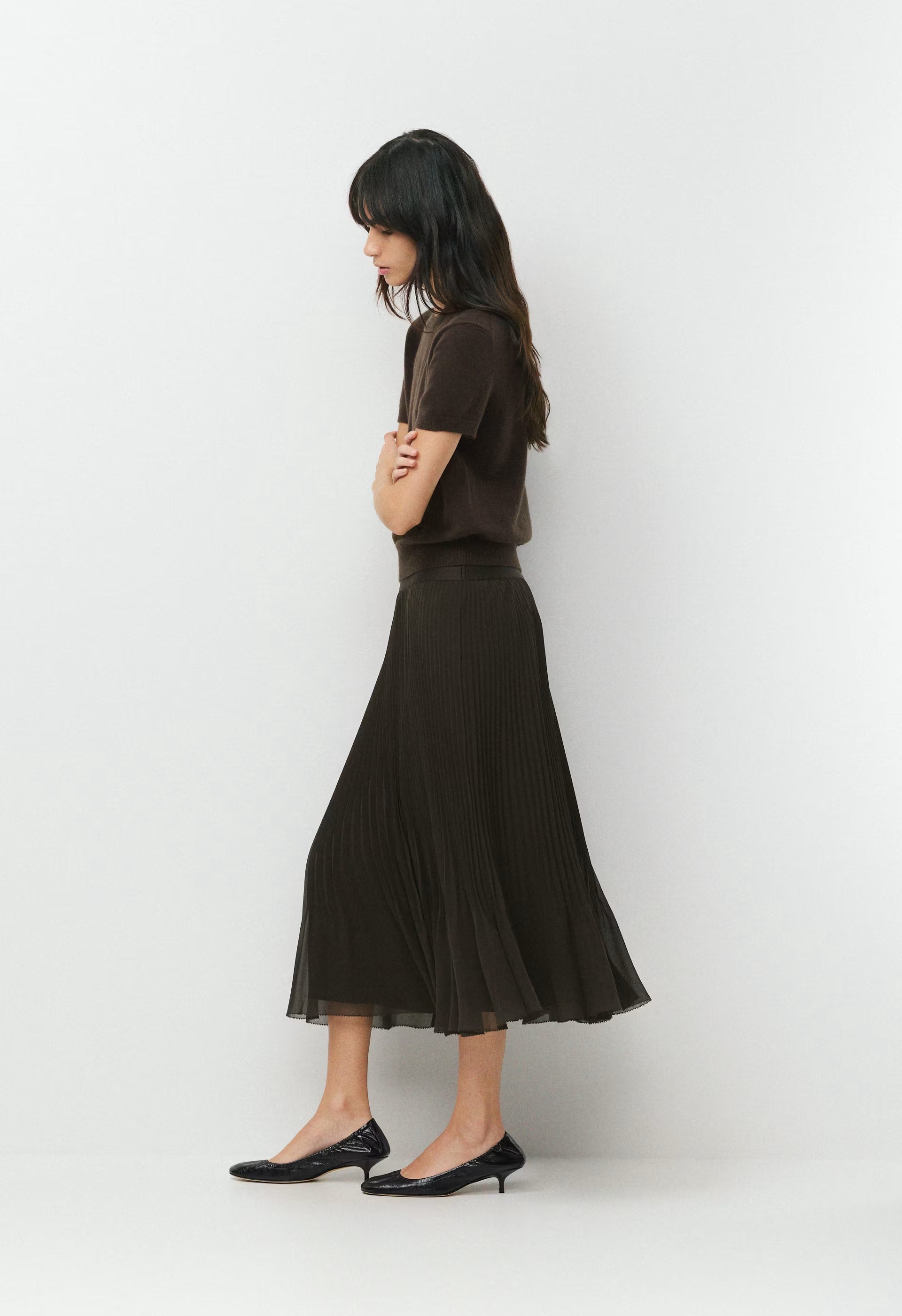 Twirl Skirt - CACAO NIB BROWN
