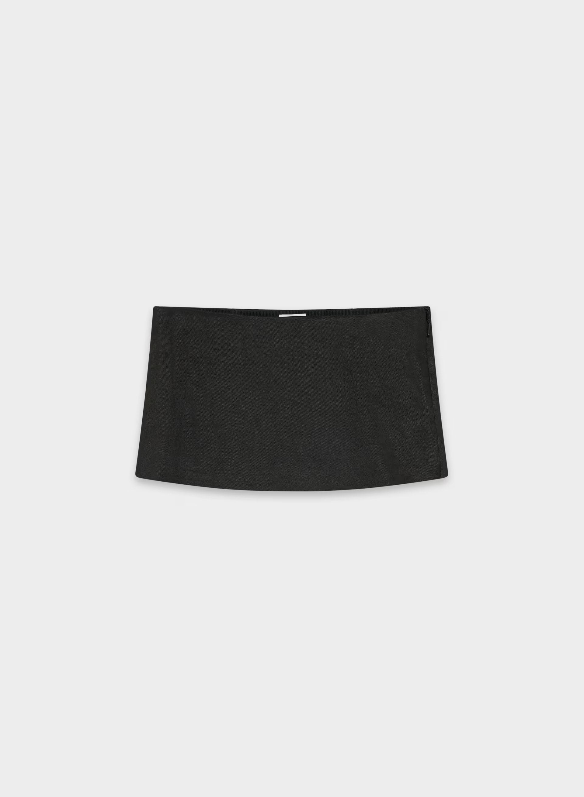 Jewel Linen Skort - BLACK
