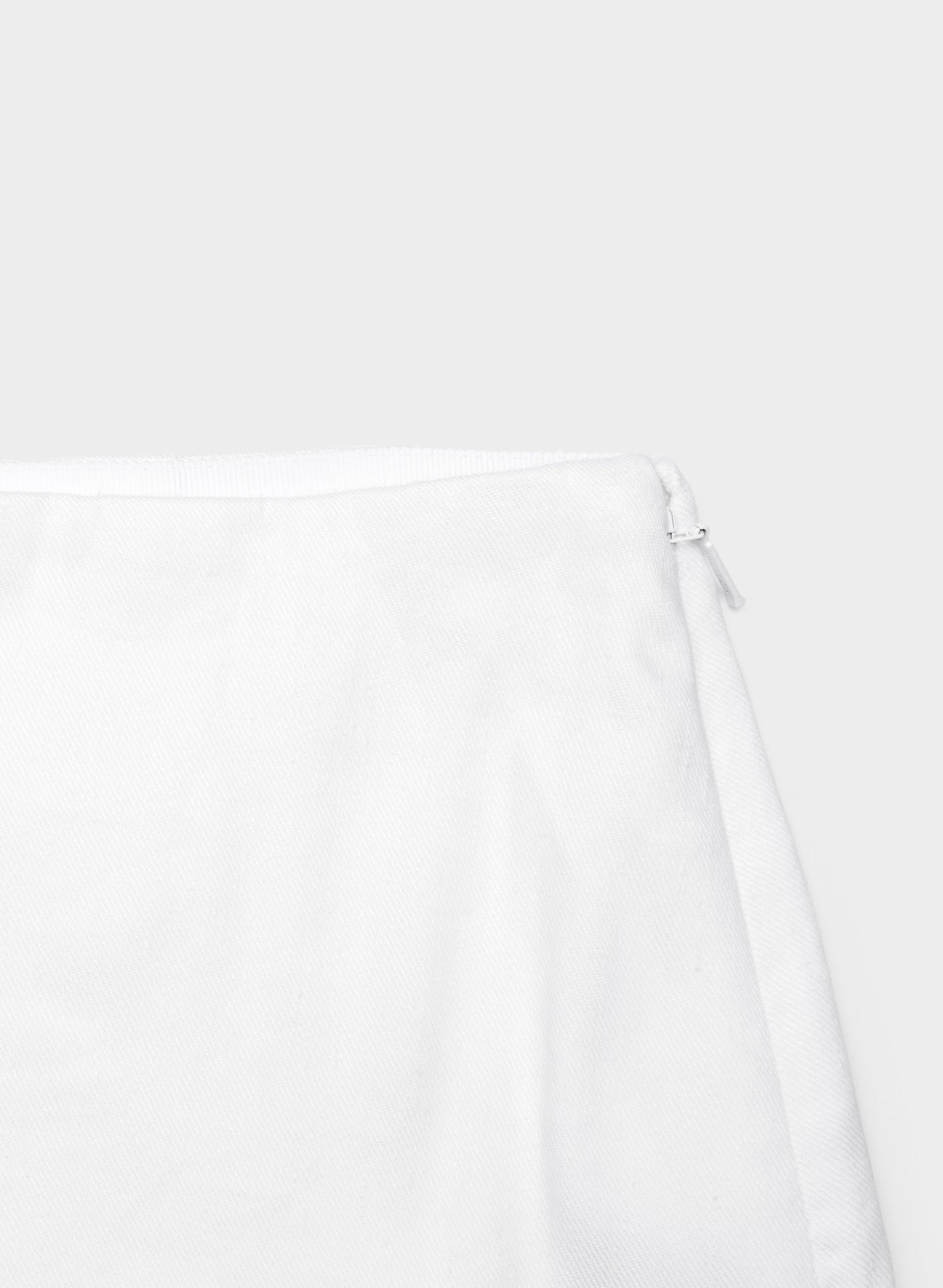 Jewel Linen Skort - WHITE