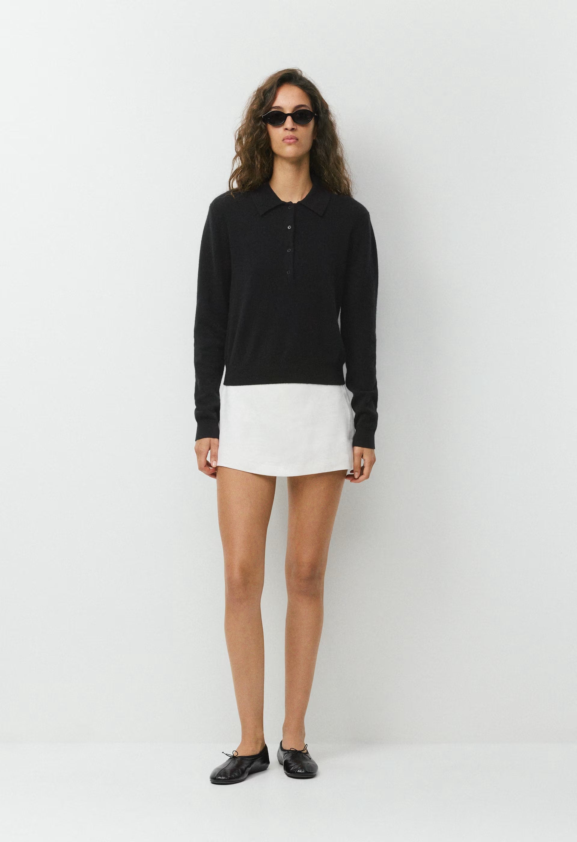 Jewel Linen Skort - RICH MOCHA BROWN