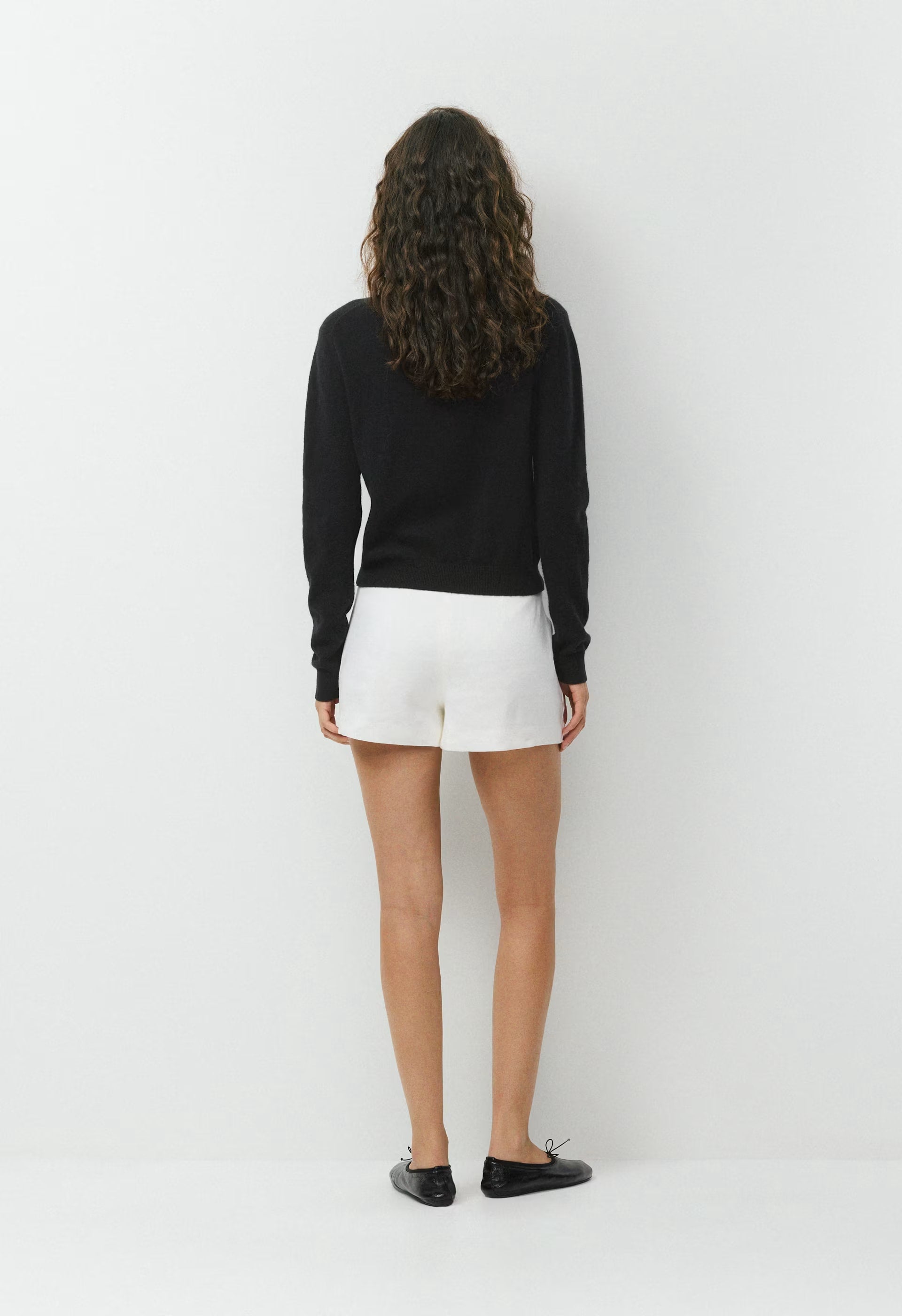 Jewel Linen Skort - RICH MOCHA BROWN