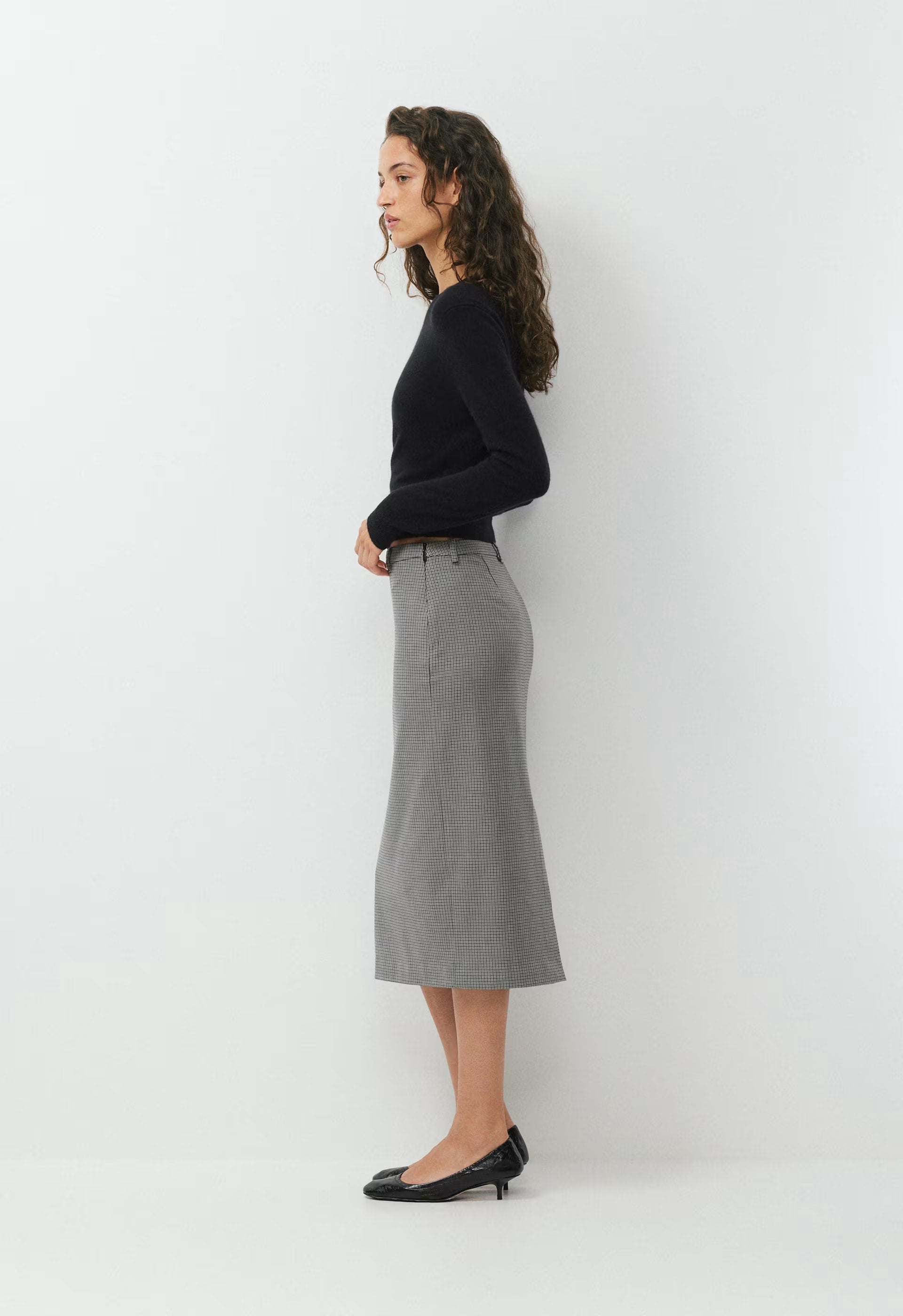 Clocktower Skirt - GREY/BLACK