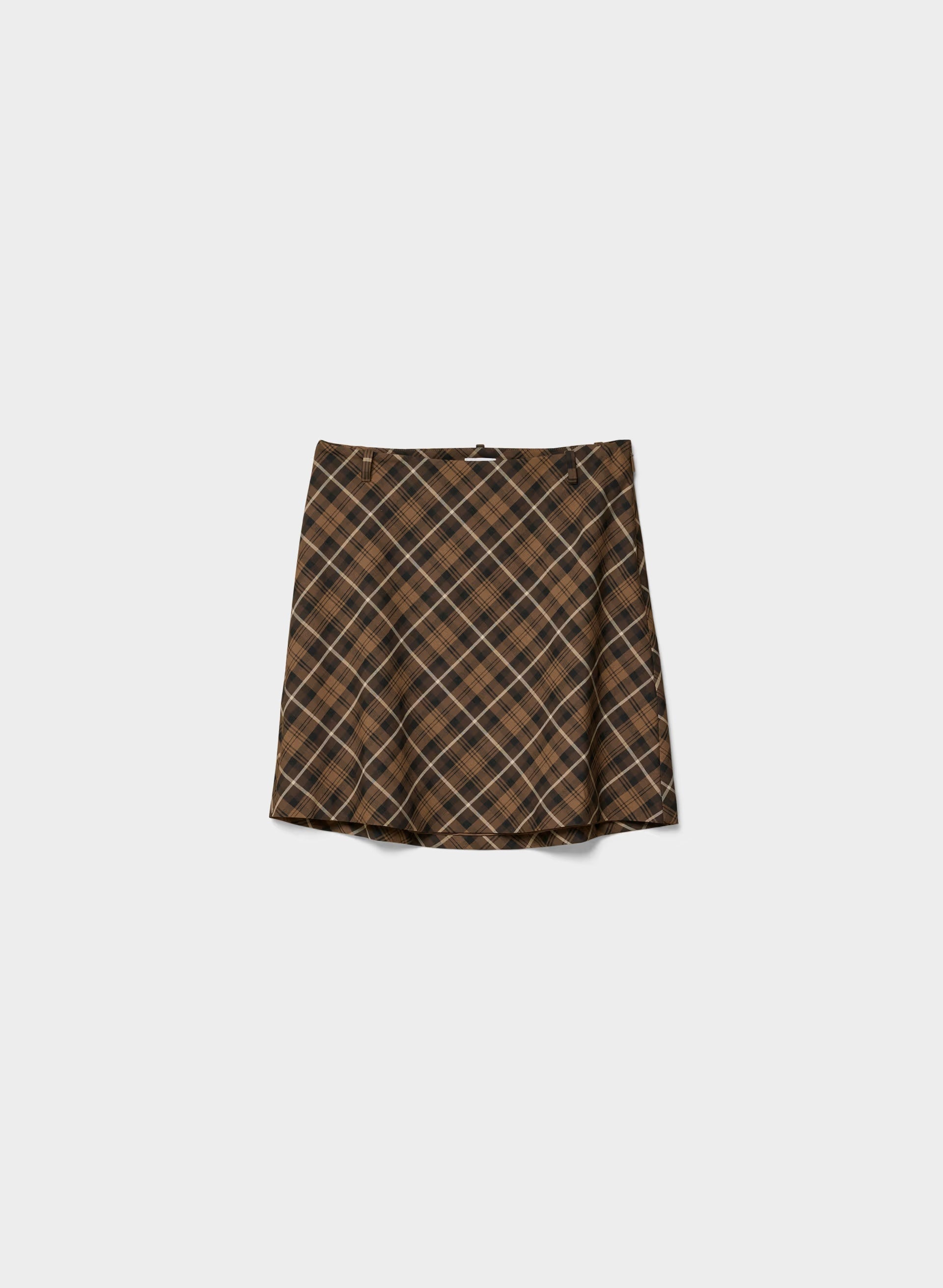 Clarissa Skirt - RCH MCH BRN / CHLR BRN