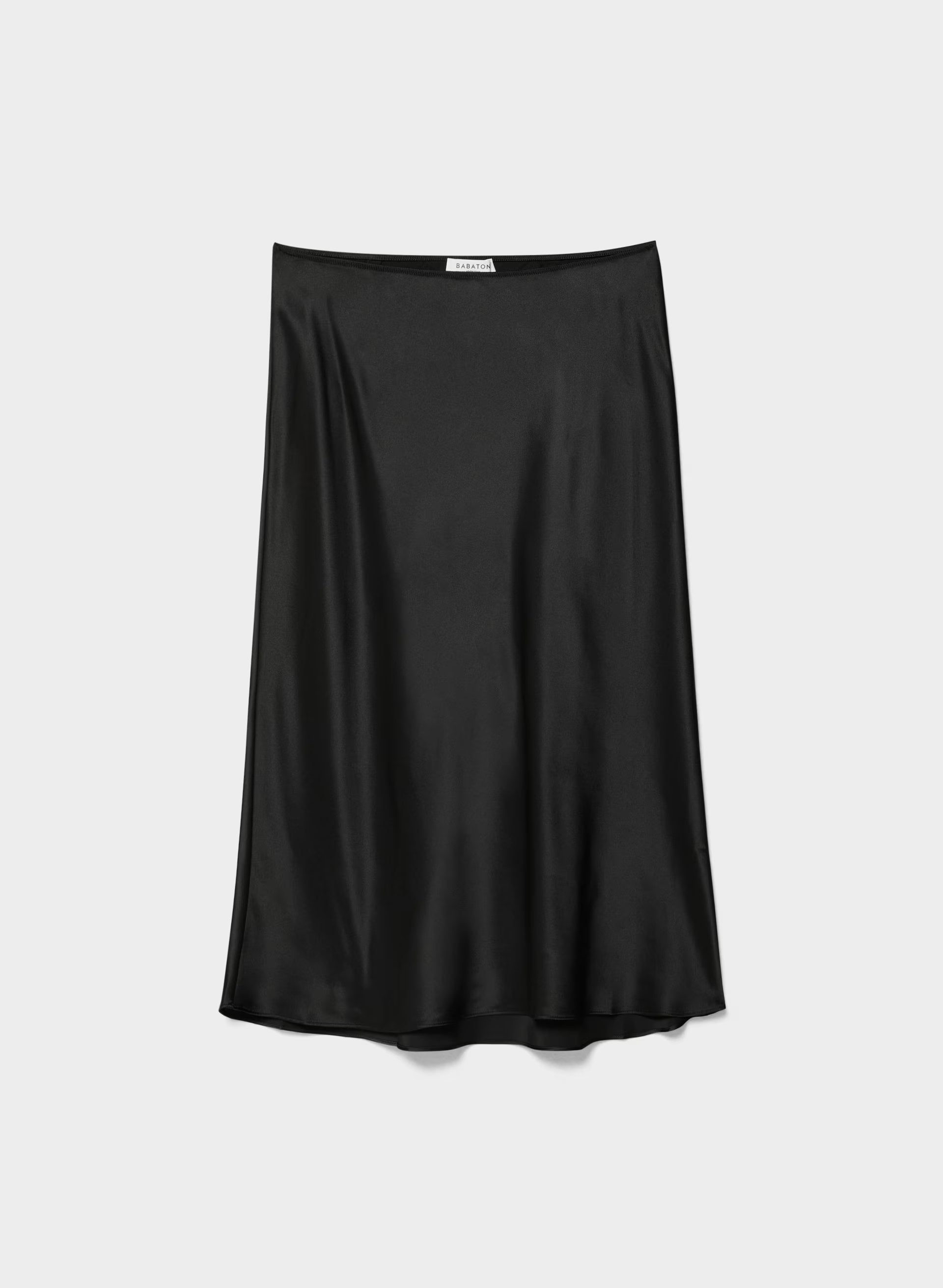 Confluence Silk Skirt - BLACK