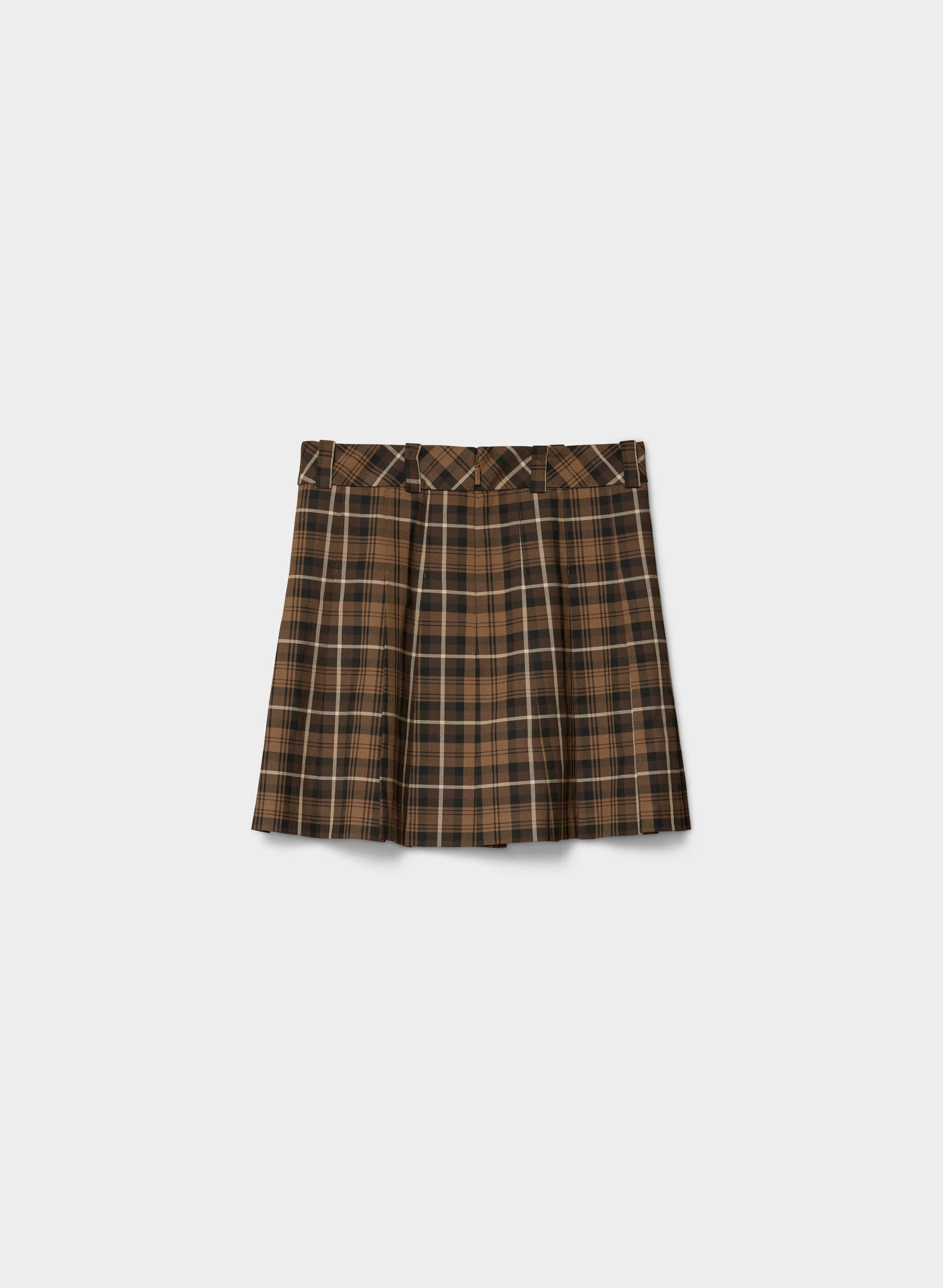 Olive Micro Skirt - RCH MCH BRN / CHLR BRN