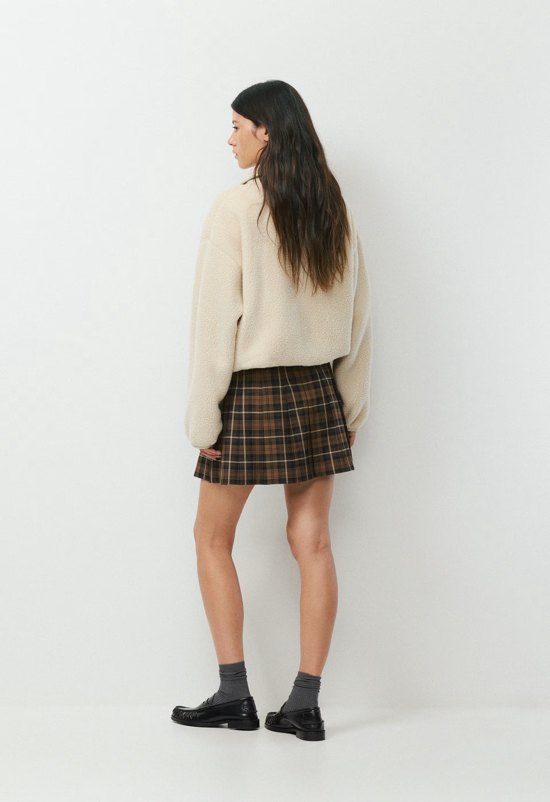 Olive Micro Skirt - RCH MCH BRN / CHLR BRN