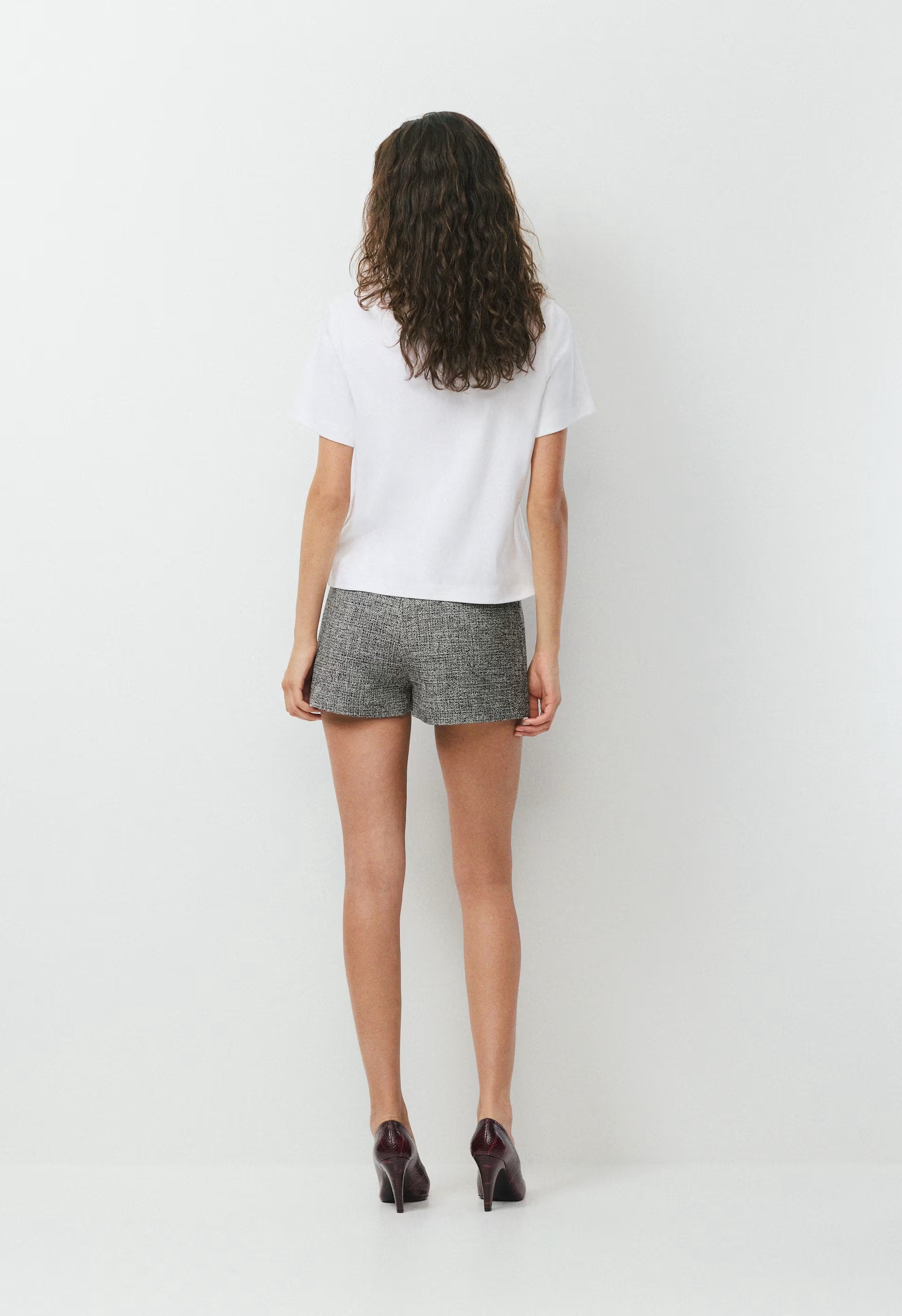 Expertise Skort - SPCKL TWEED BLK/WHITE