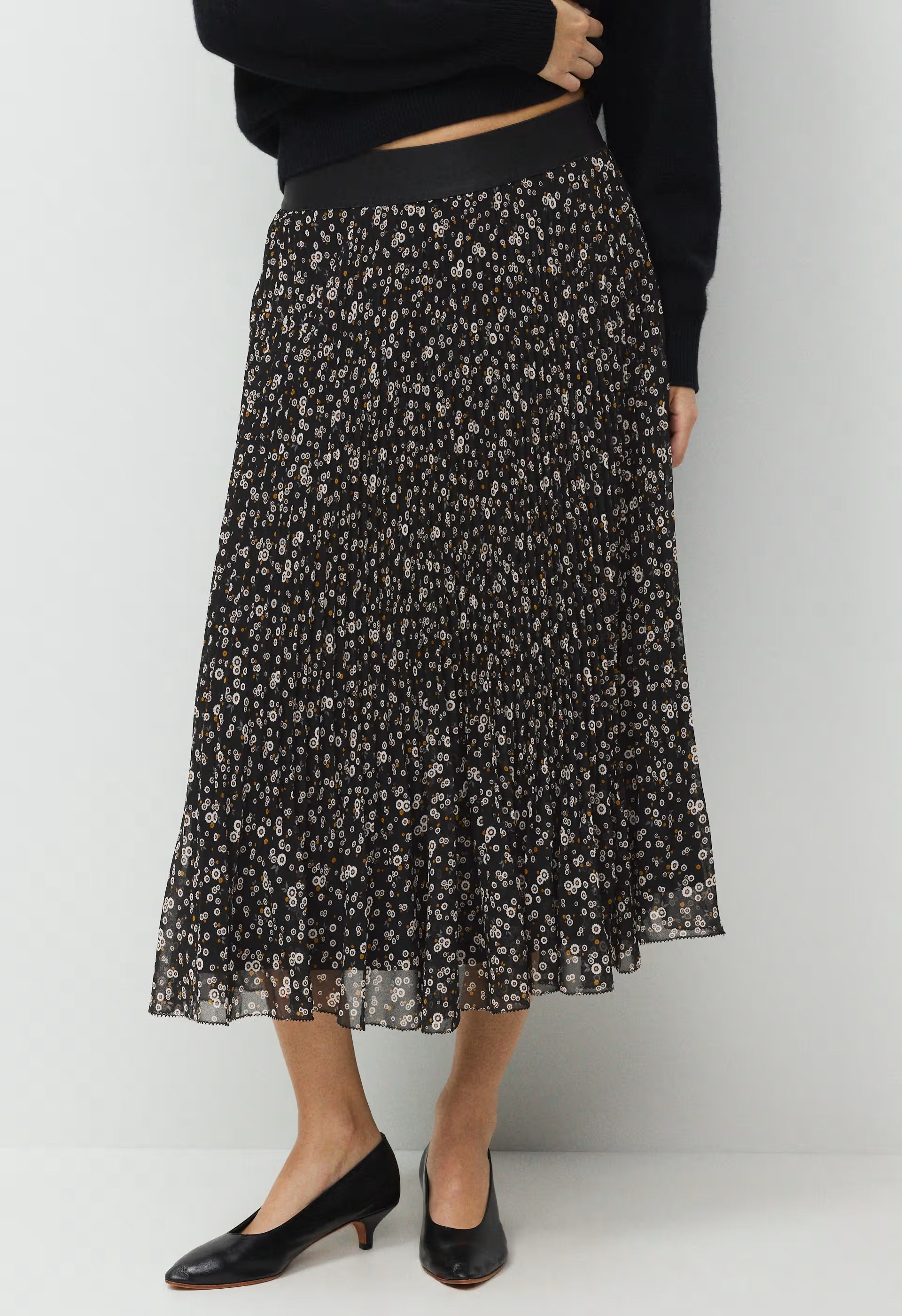 Twirl Skirt - BLACK/BIRCH