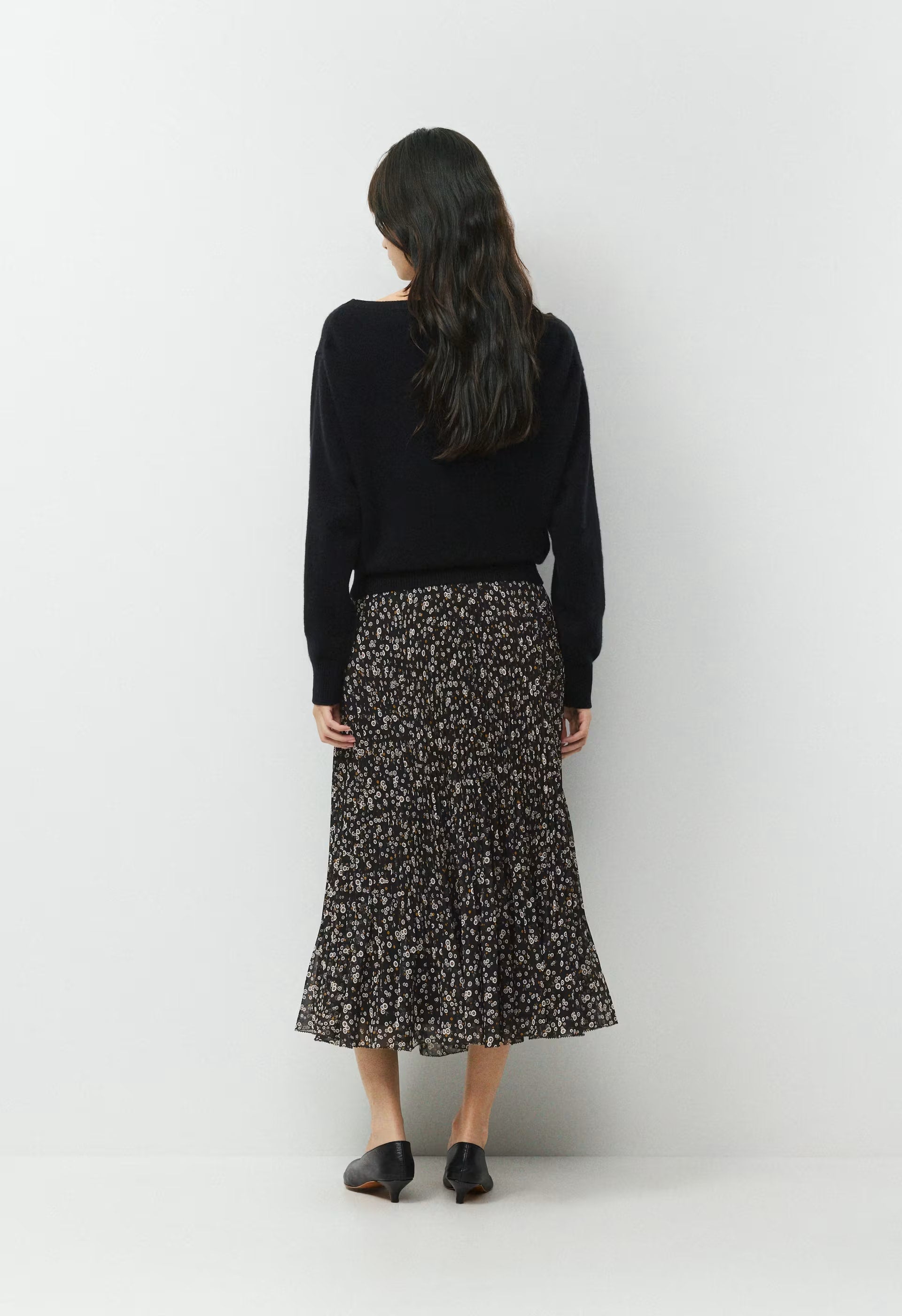 Twirl Skirt - BLACK/BIRCH