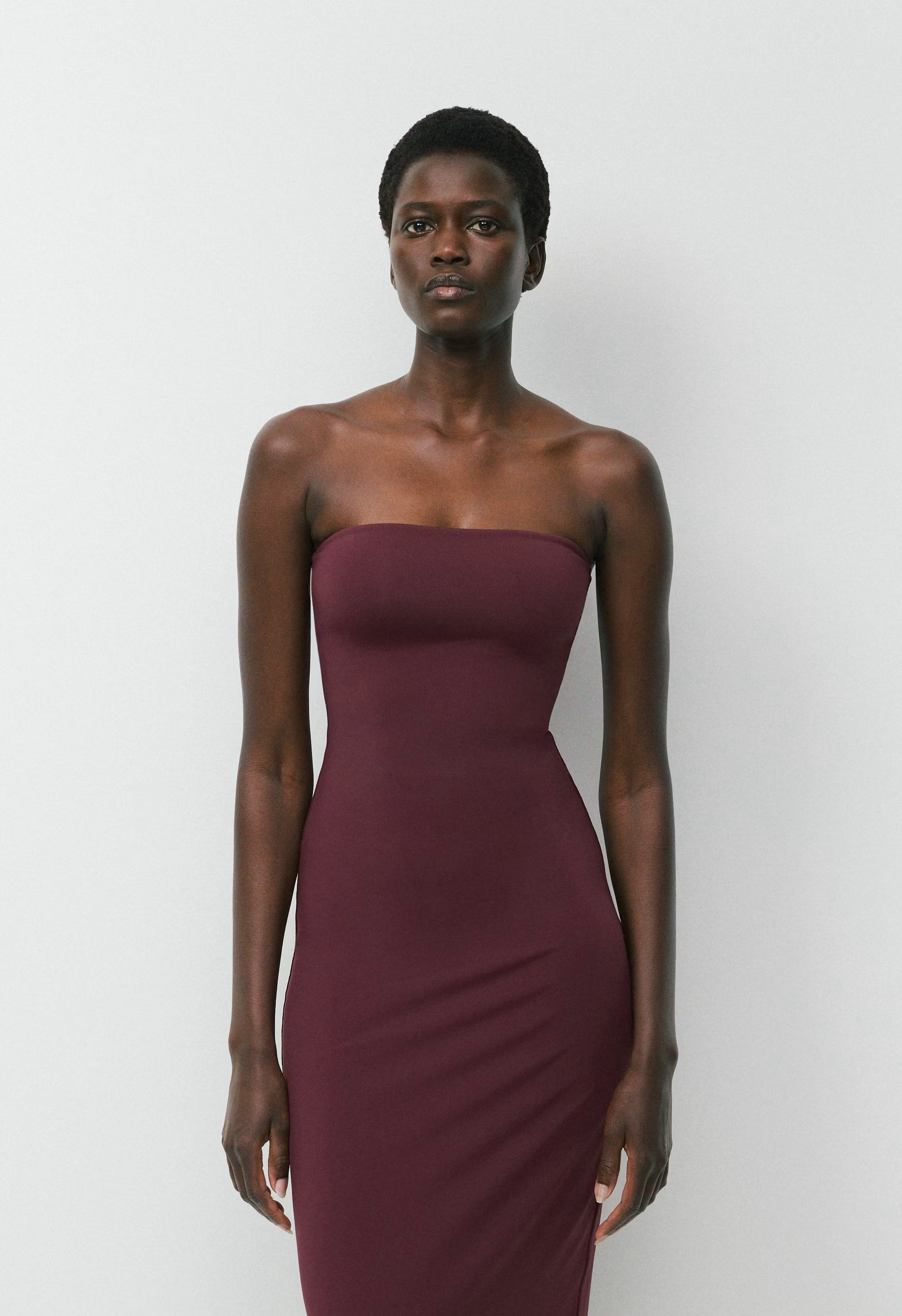 Original Contour Enrapture Maxi Tube Dress - GALA PLUM