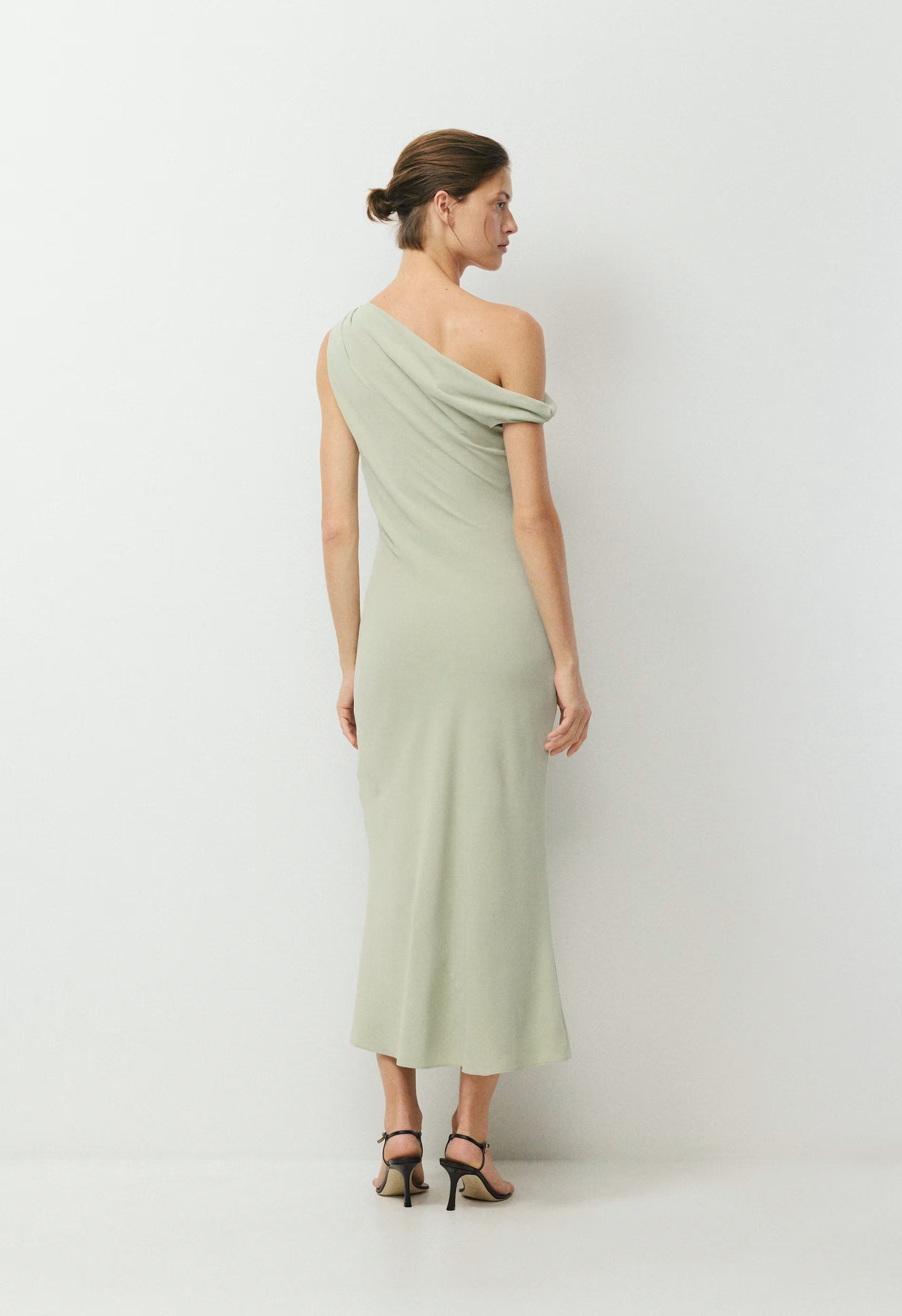 Klea Dress - SILVER SAGE GREEN