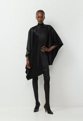 Fan Satin Dress - ADMIRAL