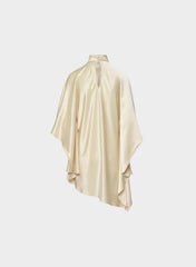 Fan Satin Dress - SEASIDE CREAM