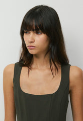Leiden Dress - Crepette™ - FLINT GREEN