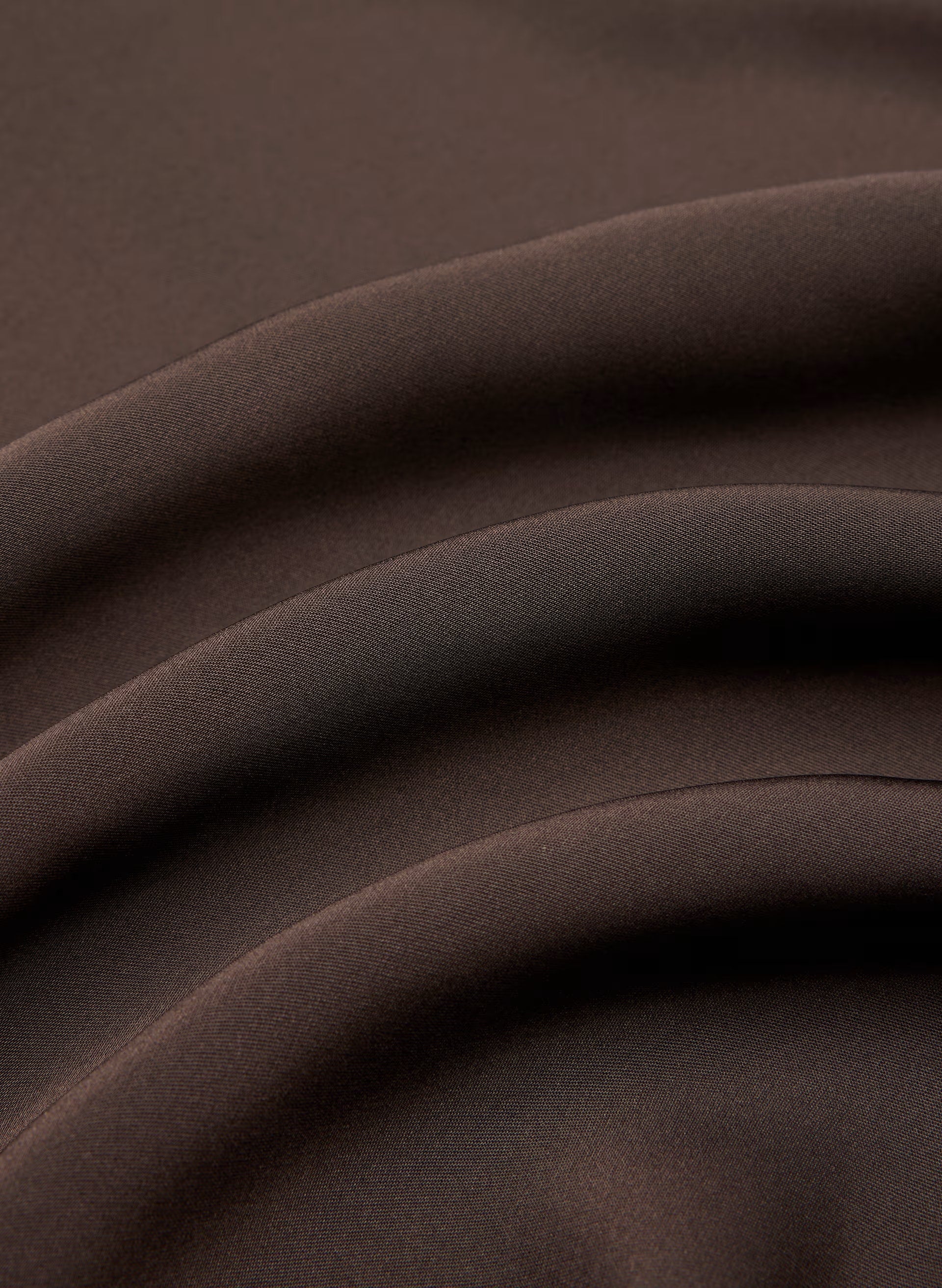 Duskfall Satin Dress - RICH MOCHA BROWN