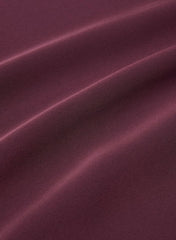 Tidal Satin Halter Dress - GALA PLUM