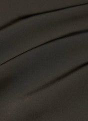 Tidal Satin Halter Dress - CACAO NIB BROWN
