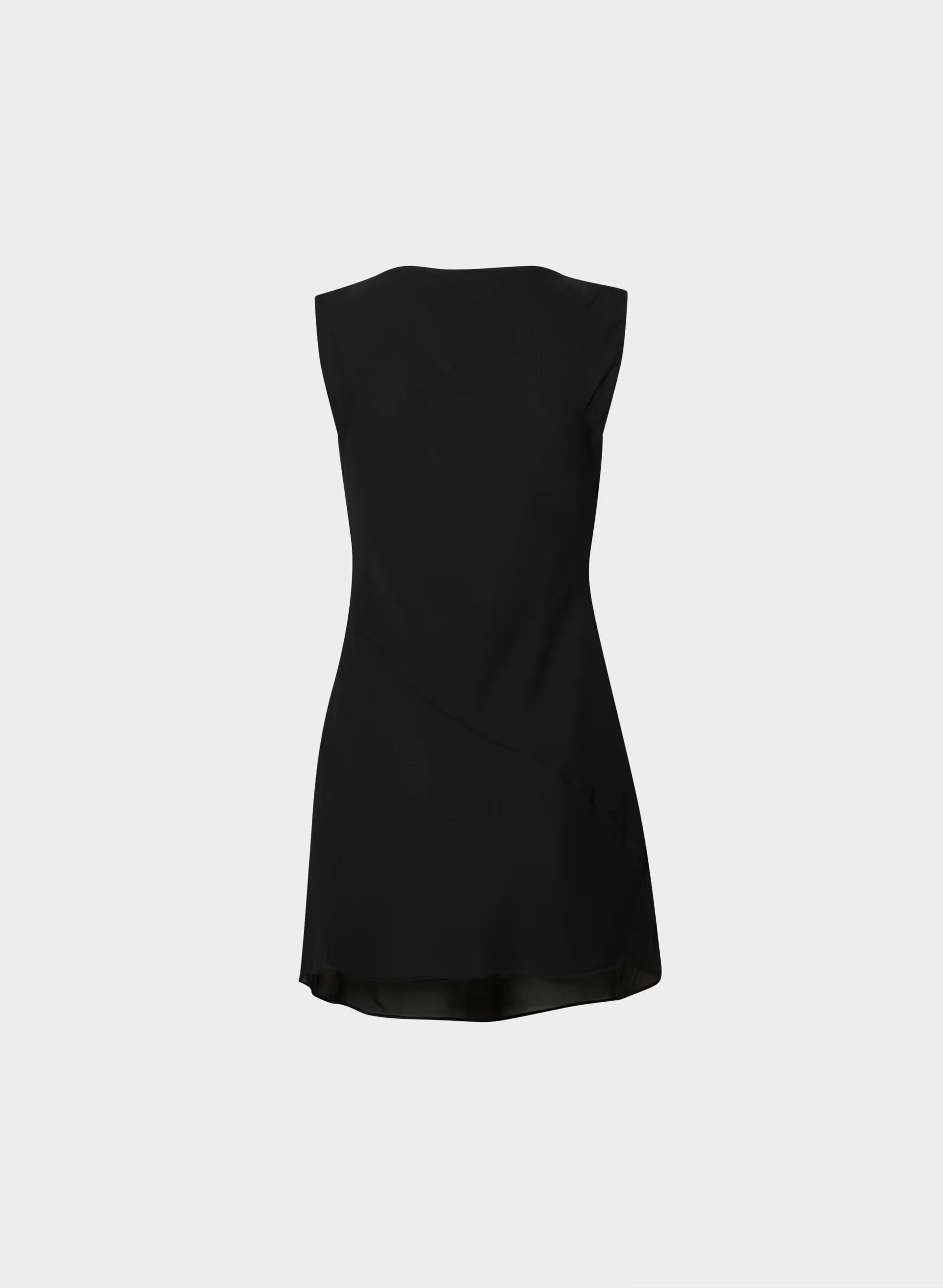 Scone Silk Dress - BLACK