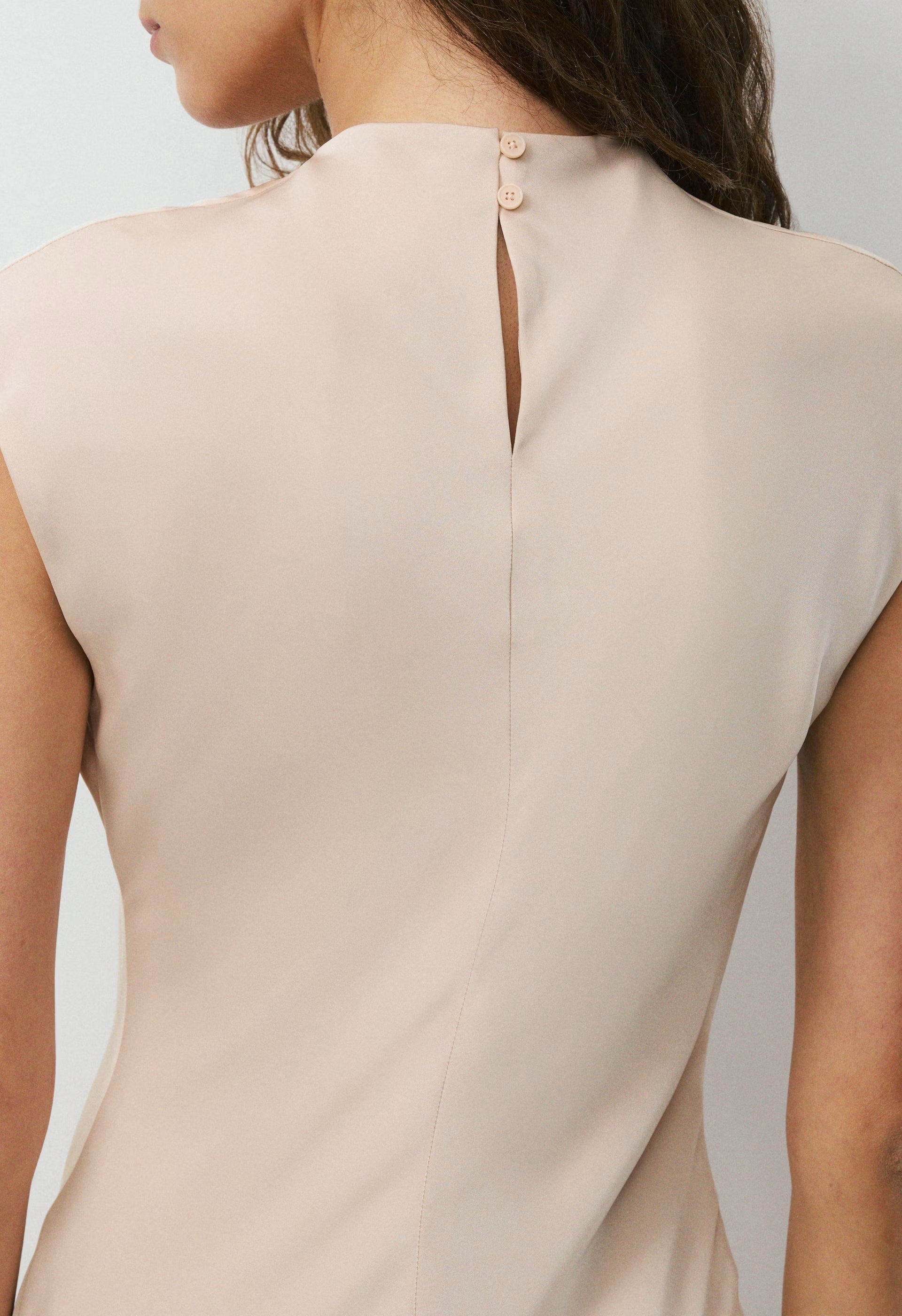 Playbook Satin Dress - BALLET PINK