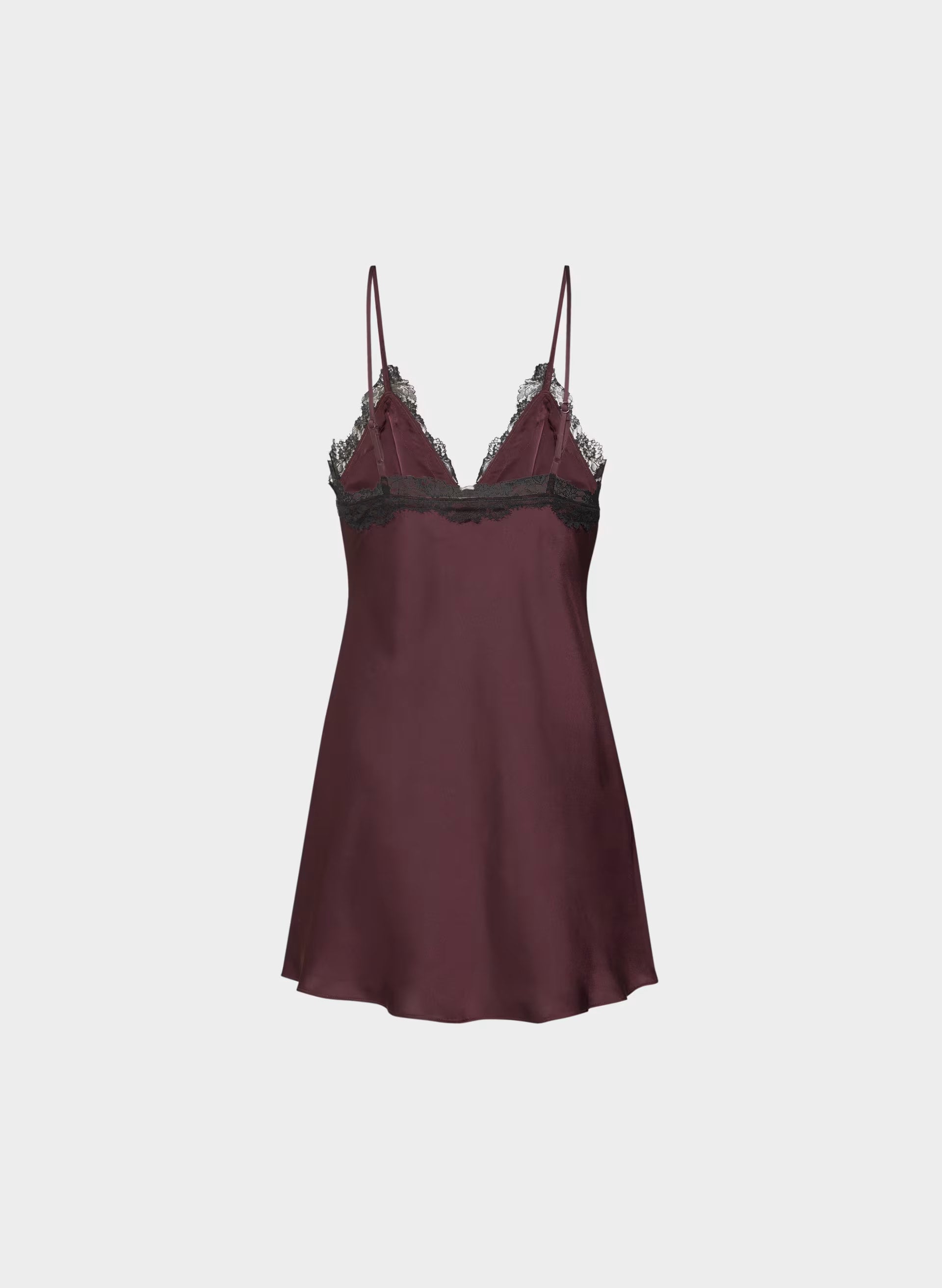 Starlet Satin Dress - CARDAMON/BLACK