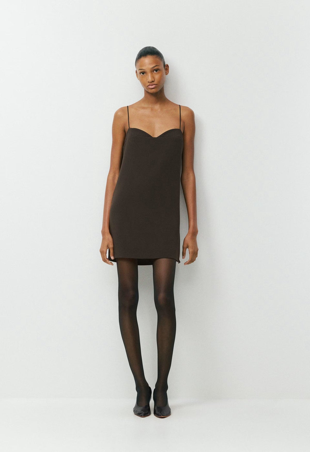 Ponder Cami Dress - Crepette™ - CACAO NIB BROWN