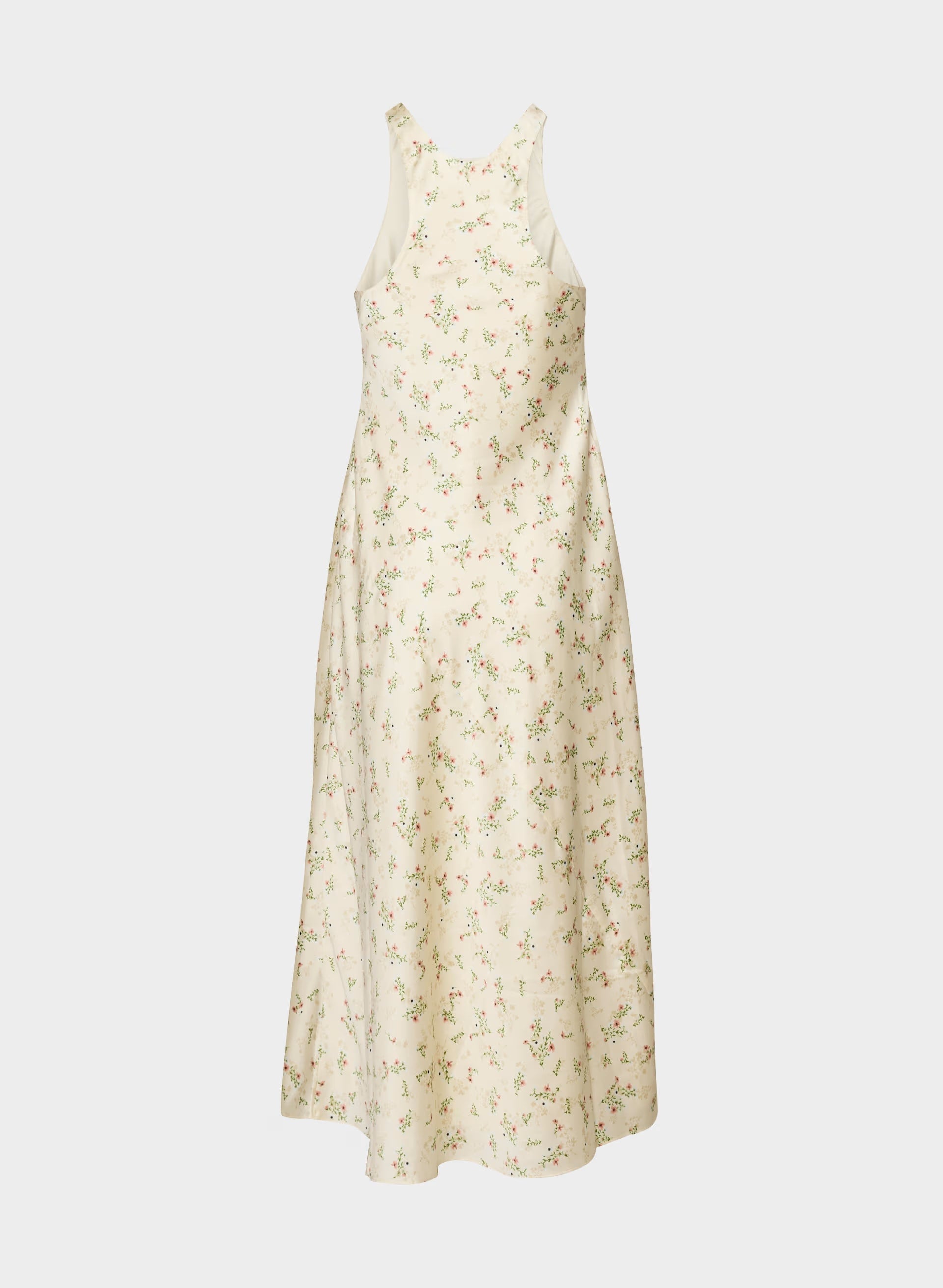 Windswept Satin Dress - SSD CRM/PNK