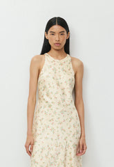 Windswept Satin Dress - SSD CRM/PNK