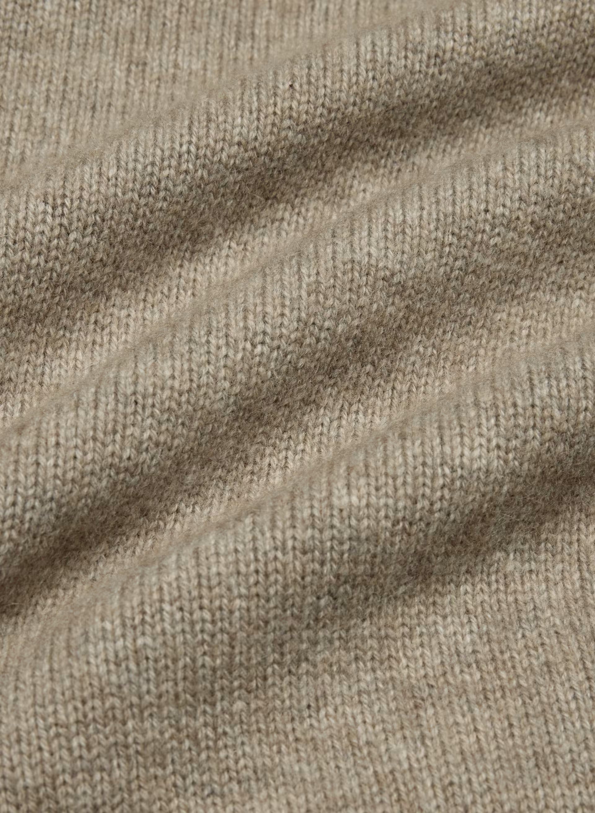 Essential Wool Cashmere Library Dress - HEATHER NOMAD TAUPE