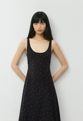 Lane Silk Dress - BLK/BLU MIRAGE