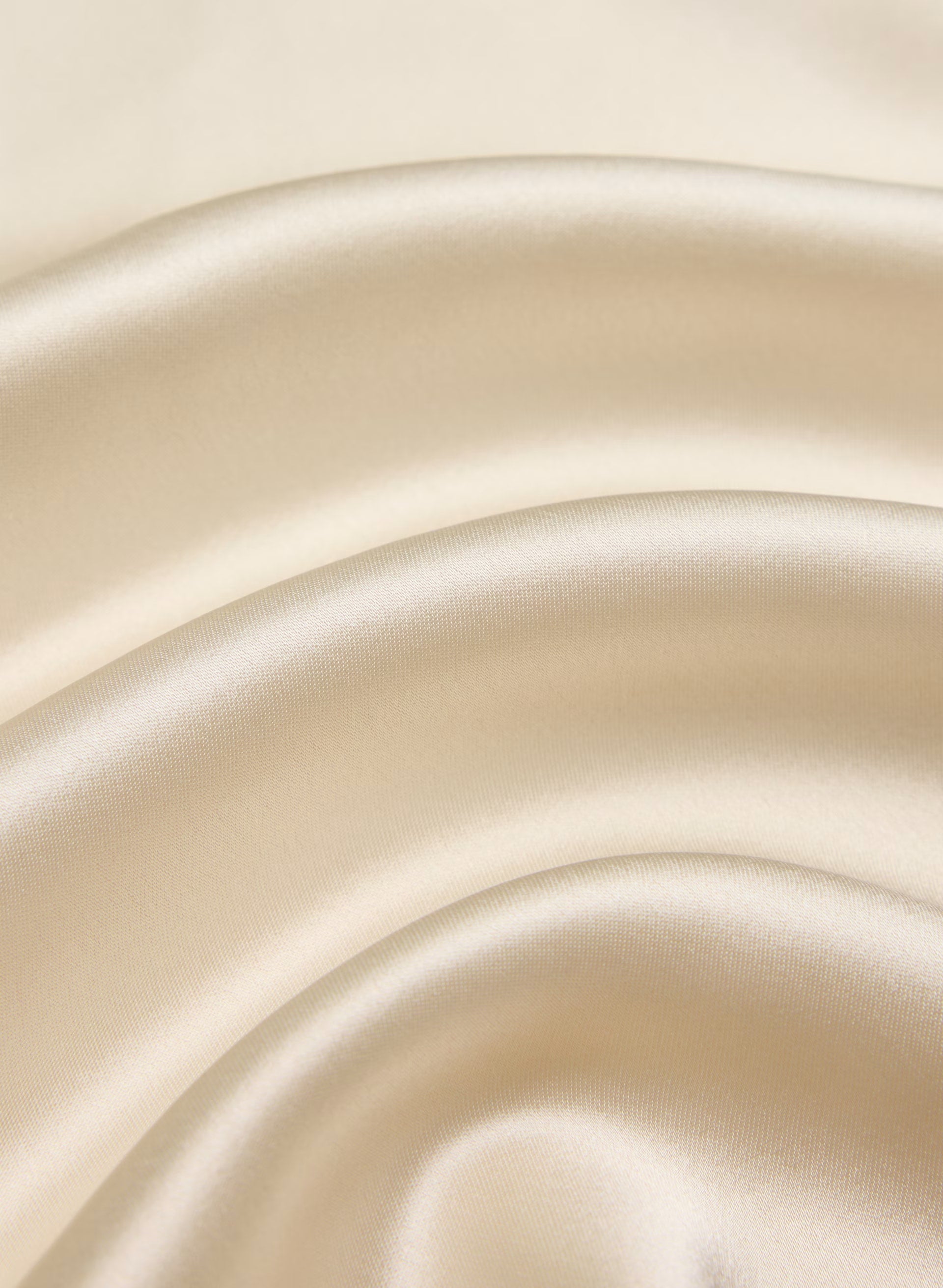 Matinee Satin Dress - SEASIDE CREAM