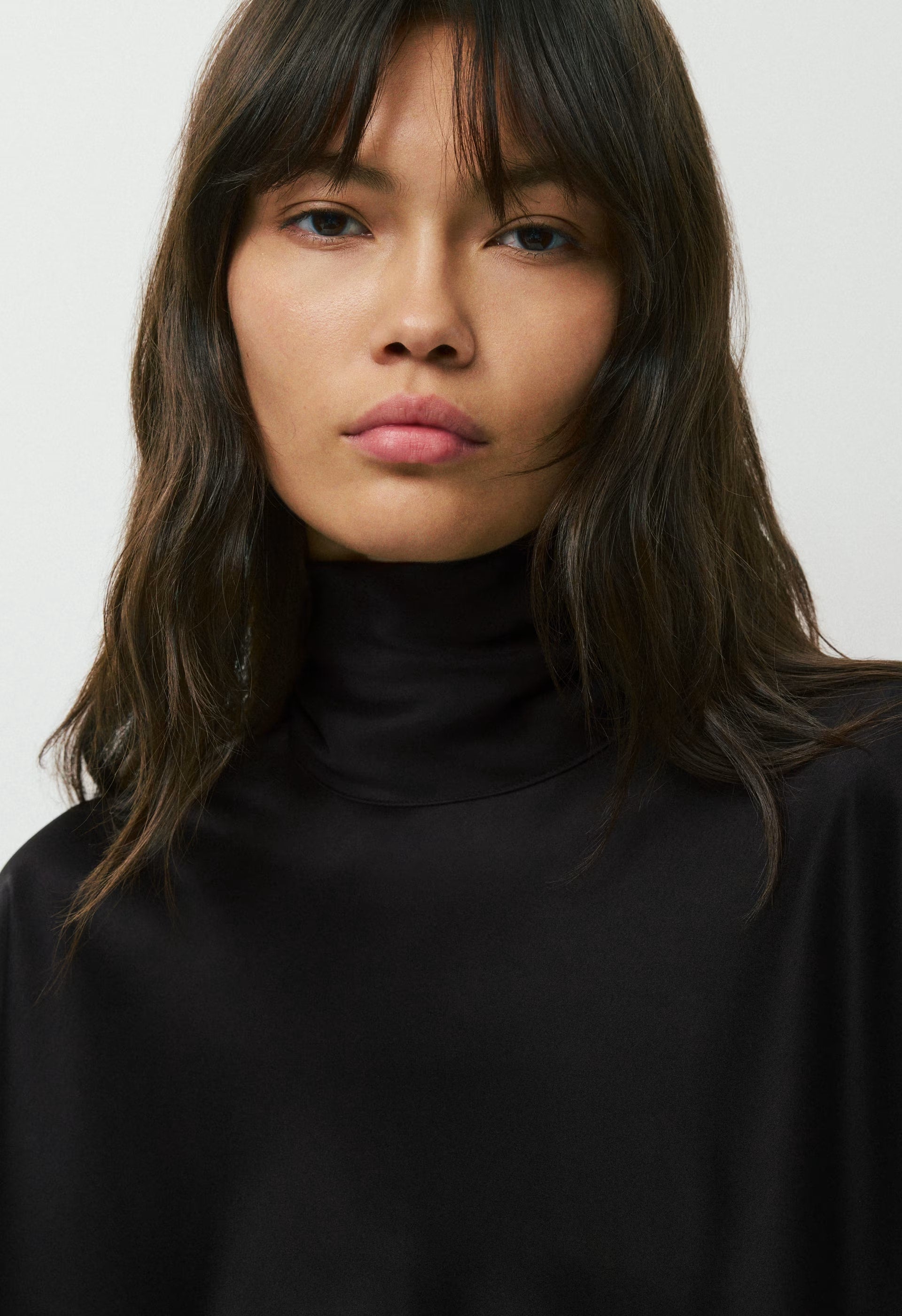 Purview Satin Dress - BLACK