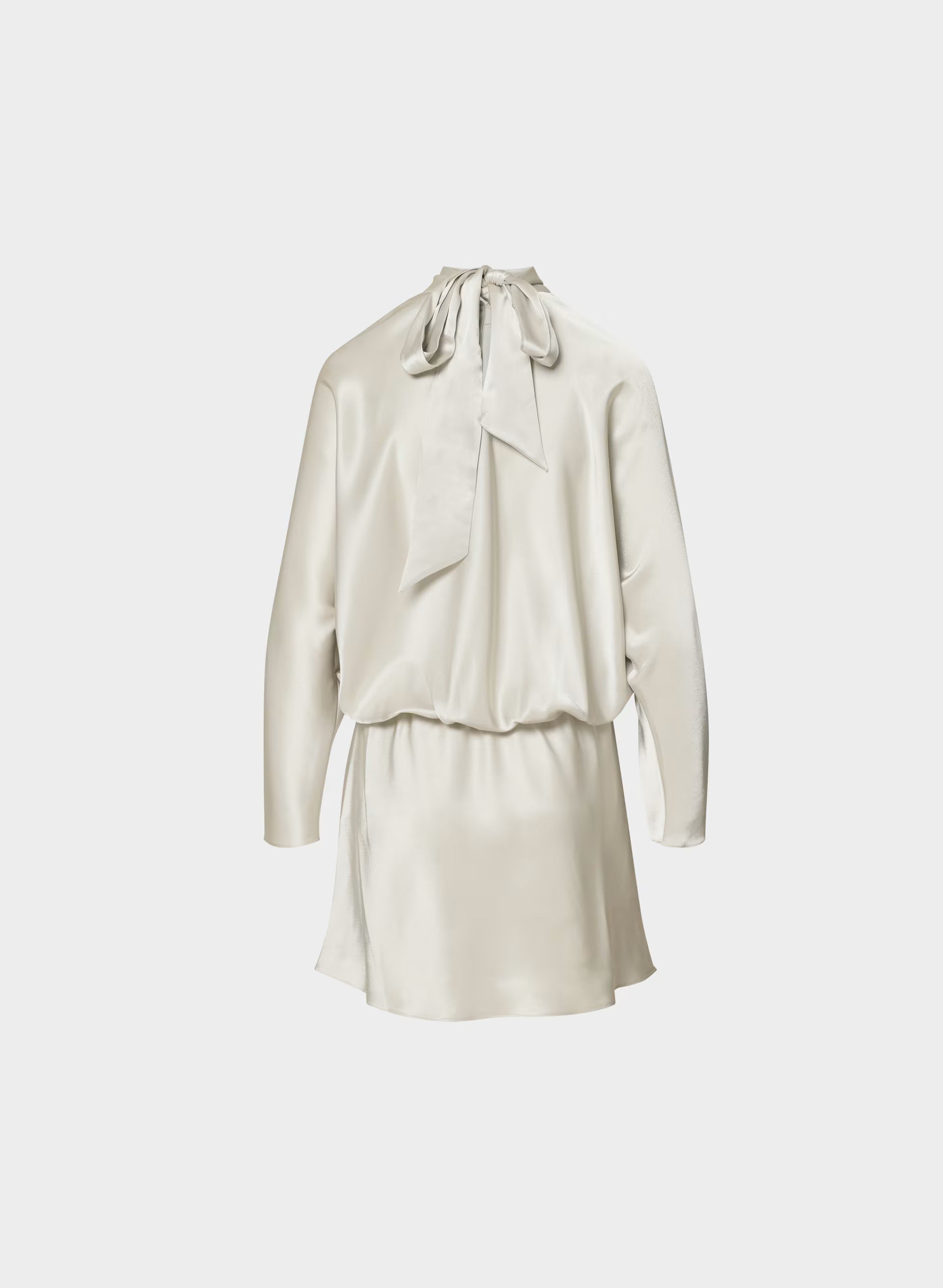 Purview Satin Dress - MATTE PEARL
