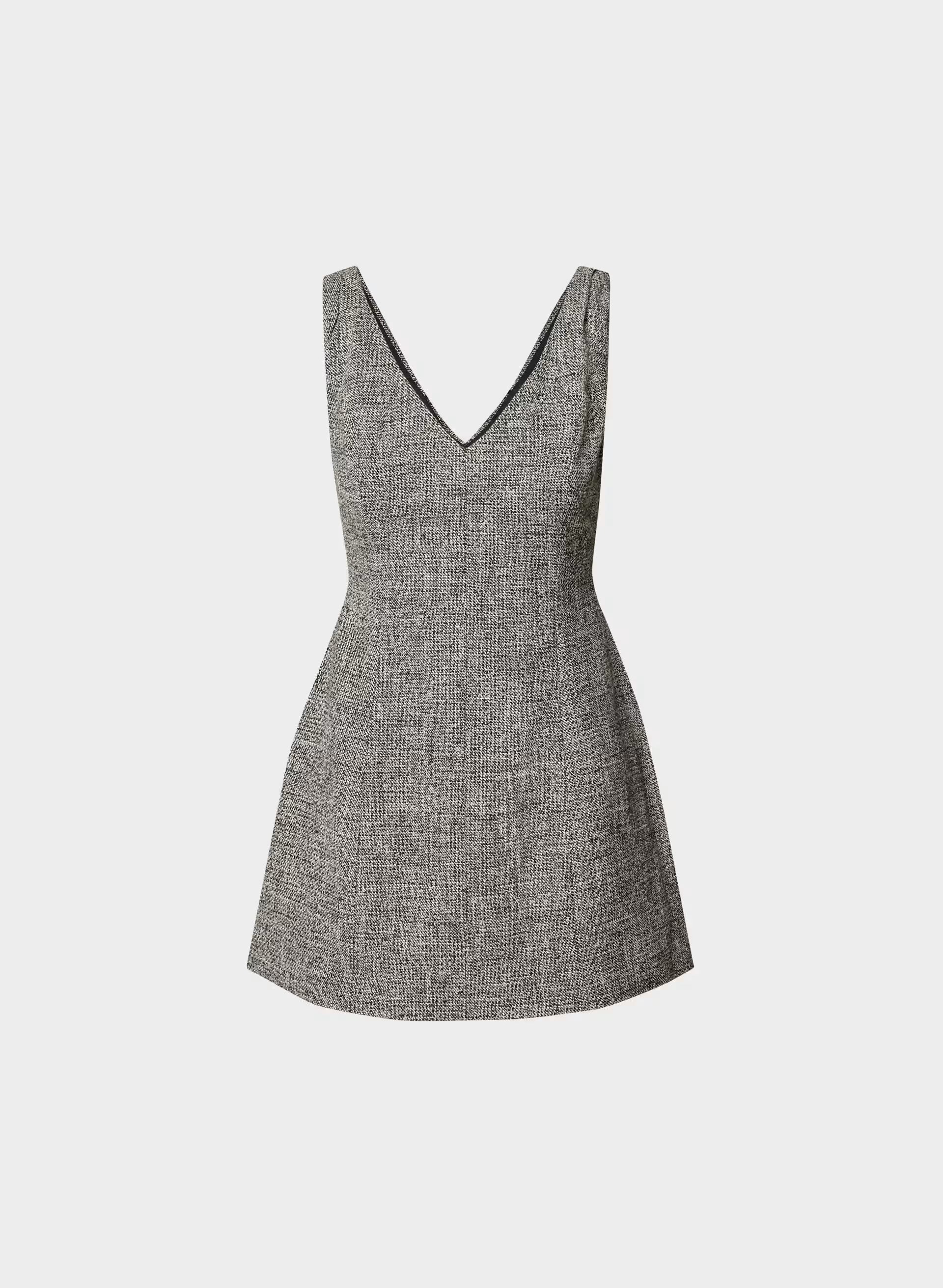 Impact Dress - SPCKL TWEED BLK/WHITE