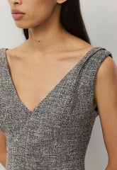 Impact Dress - SPCKL TWEED BLK/WHITE