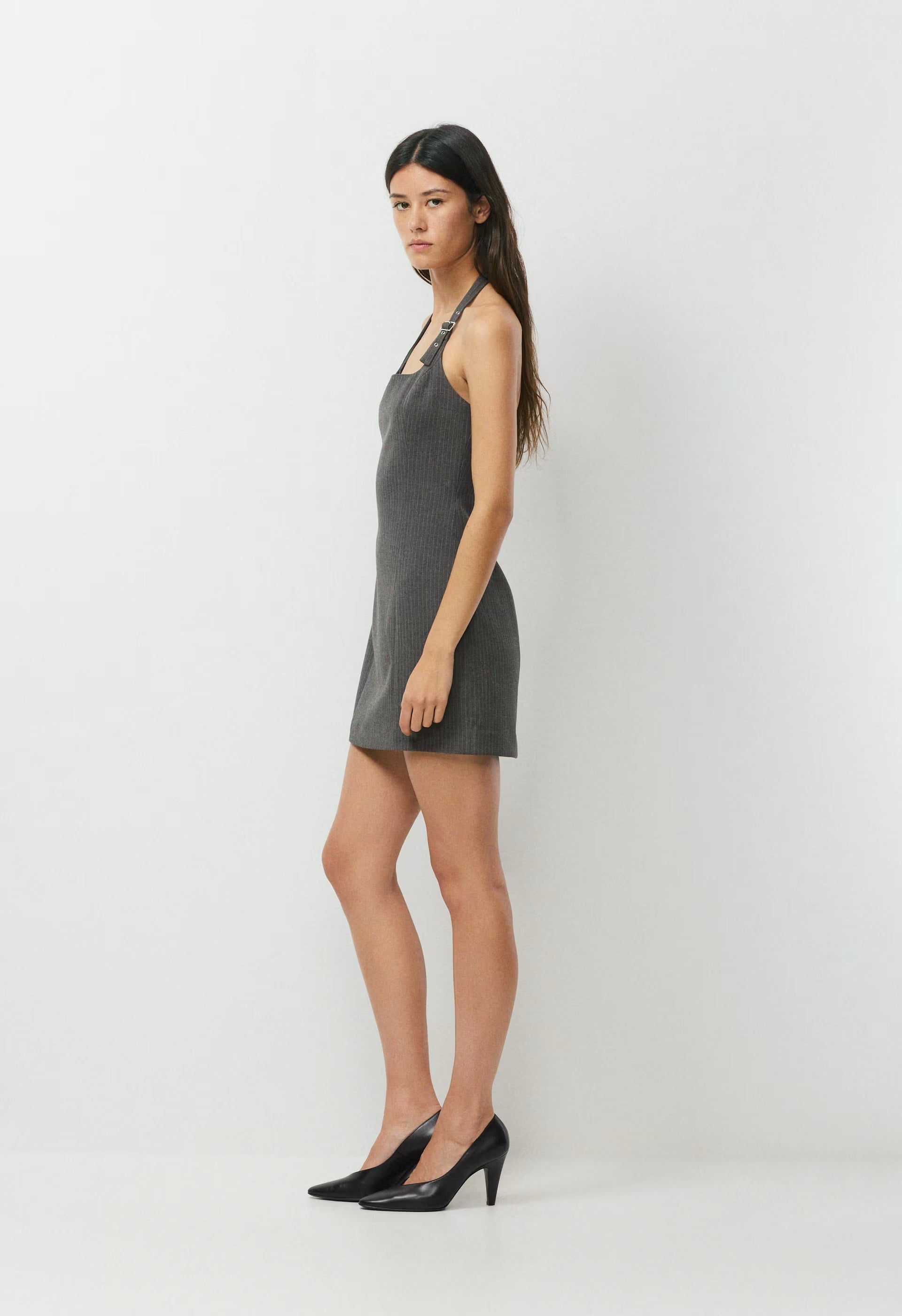 Brooklyn Halter Dress - Eversential™ - HTHR CHRCL/NMD TUP