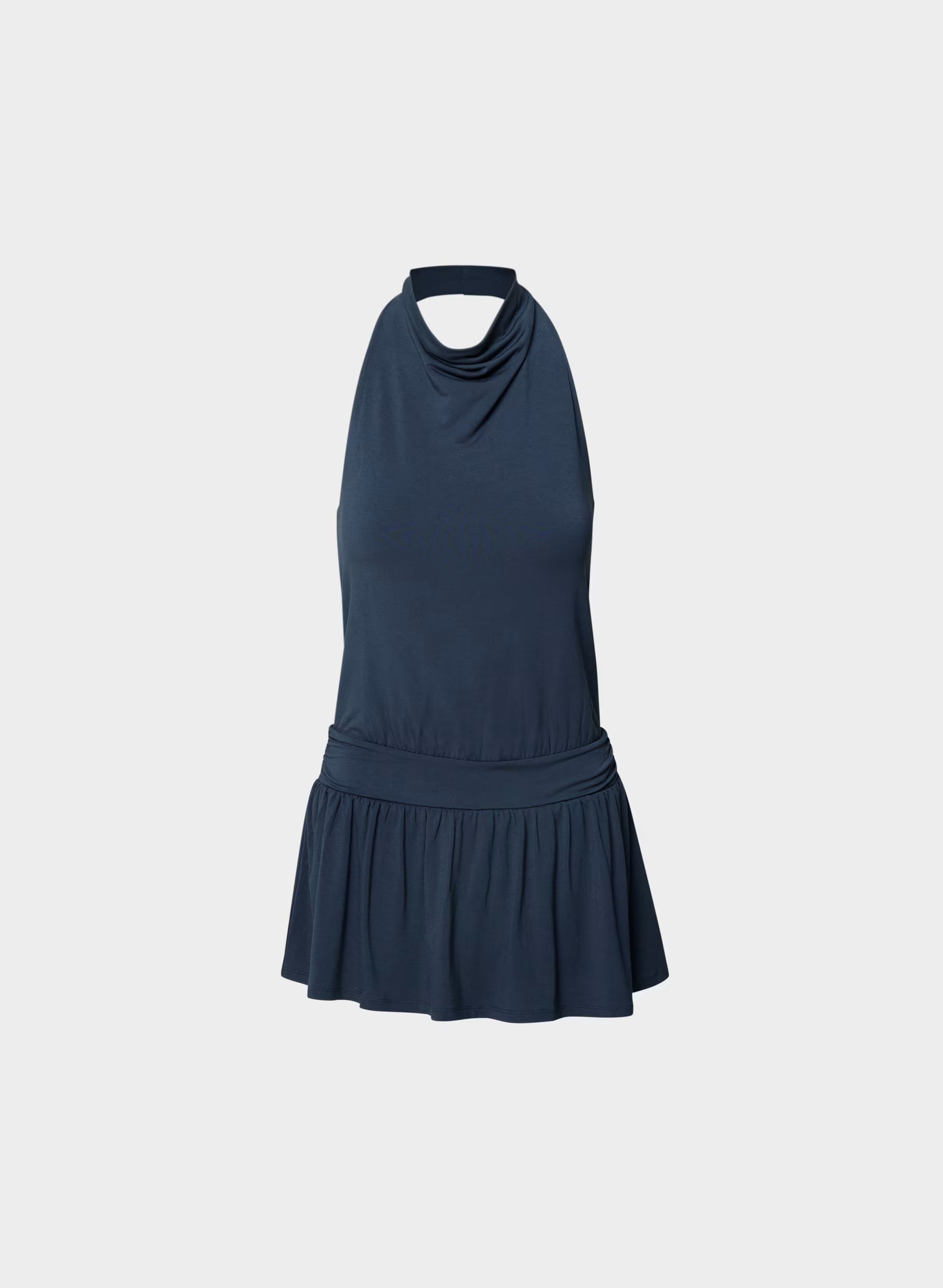 Effie Halter Dress - ADMIRAL NAVY