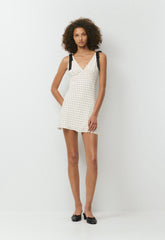 Juliet Dress - LIGHT BIRCH/BLACK