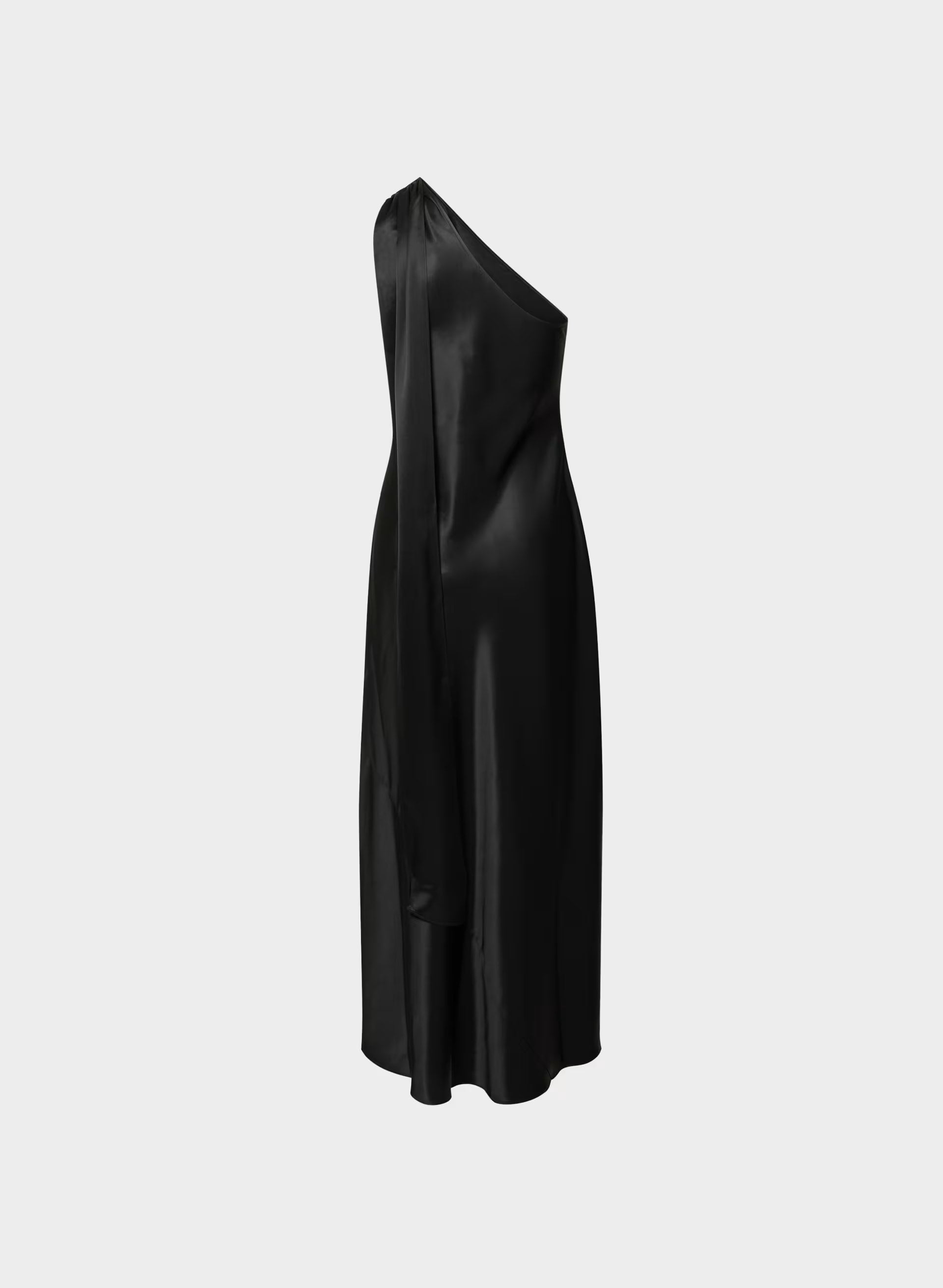Verve Satin Dress - BLACK