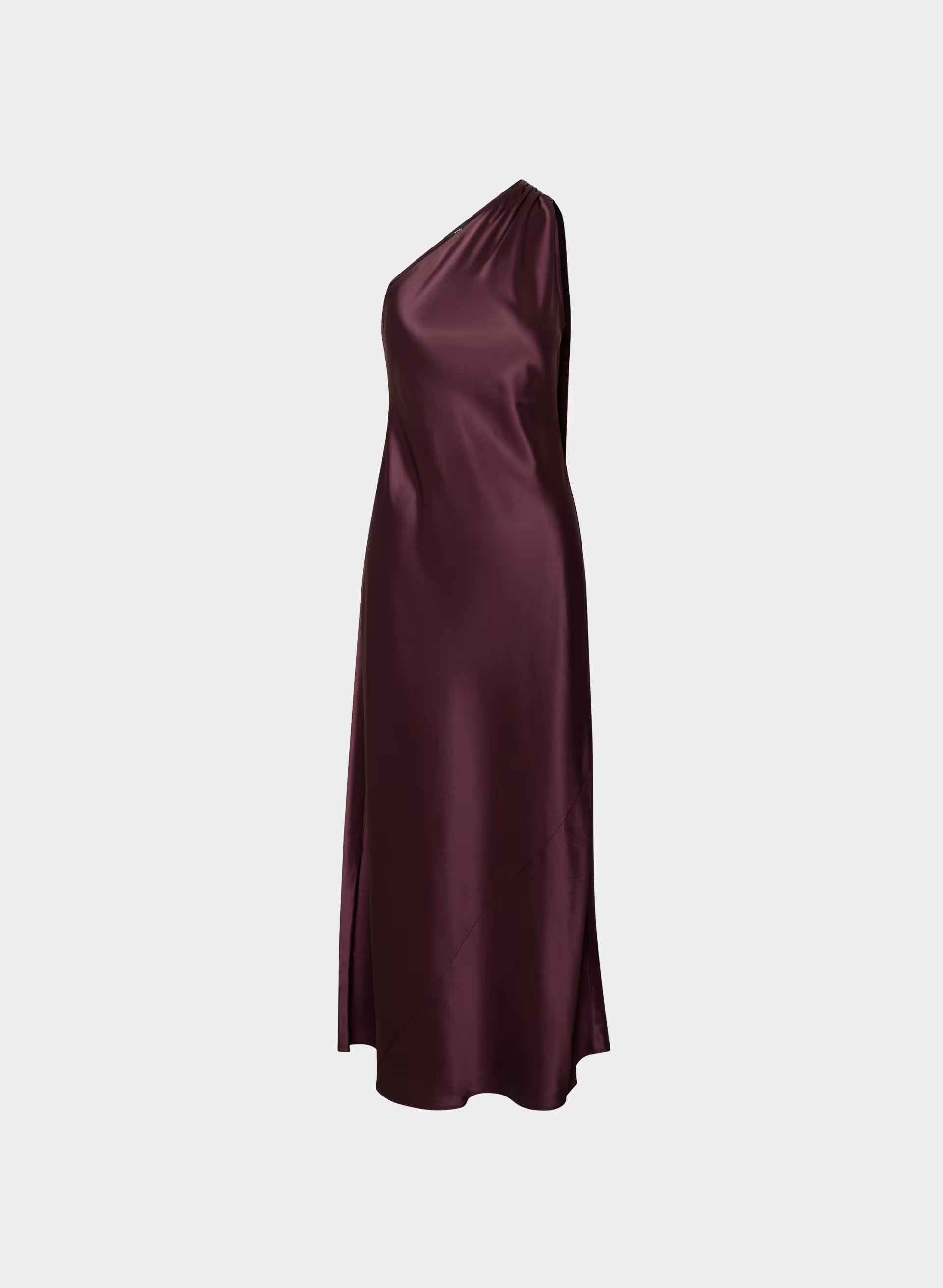 Verve Satin Dress - GALA PLUM