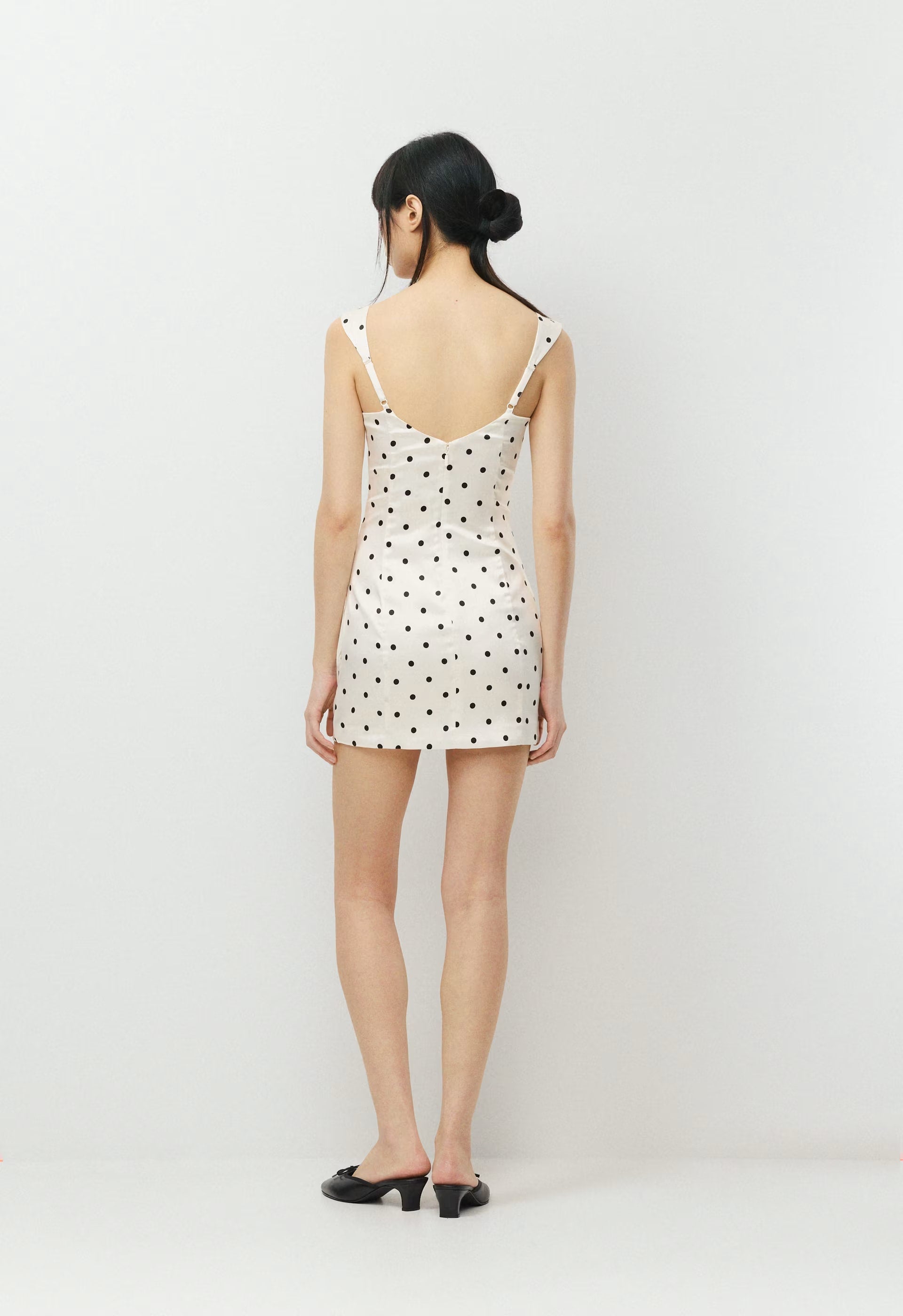 Lisette Dress - LIGHT BIRCH/BLACK