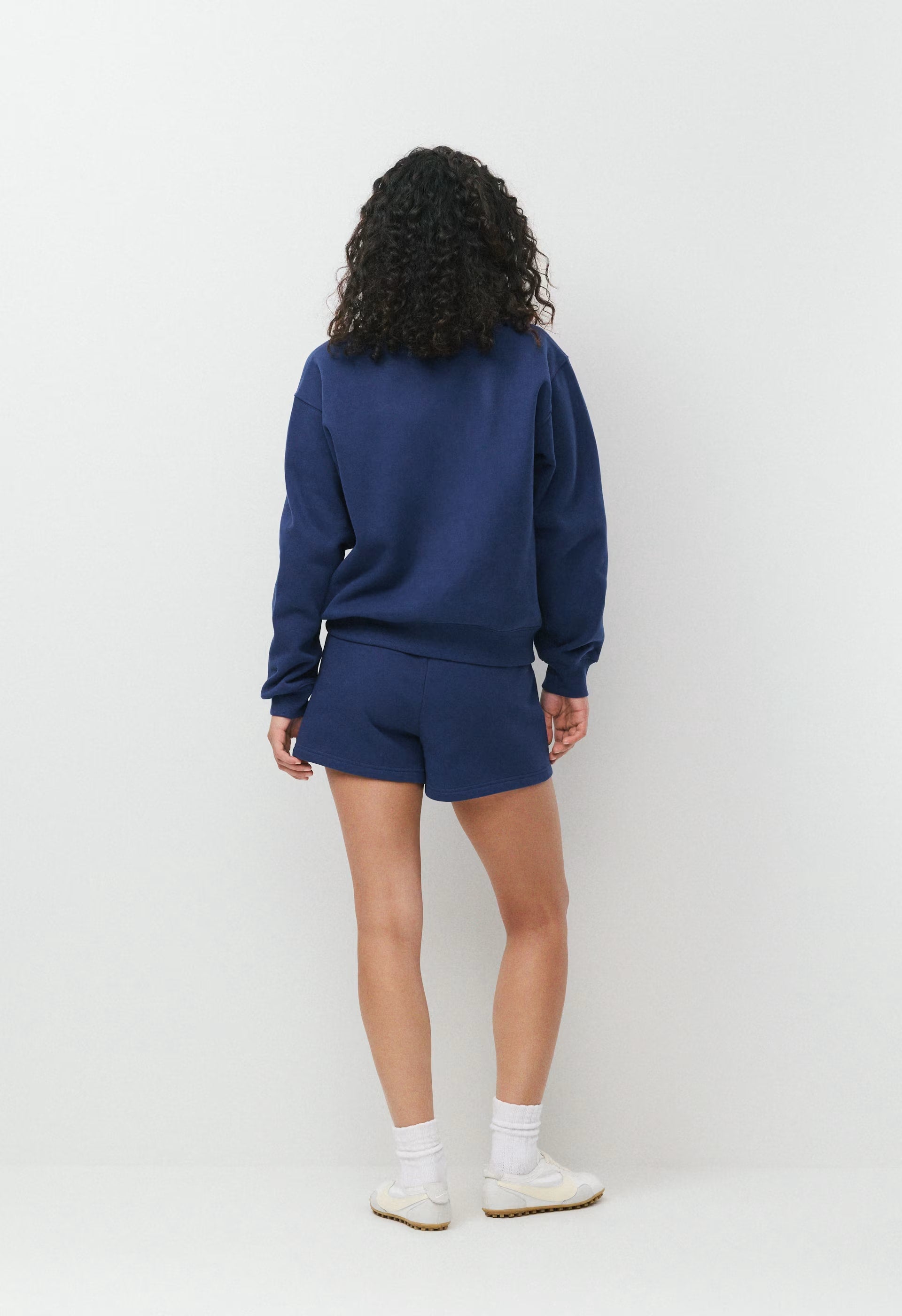 Cozy Sweatfleece Perfect Hi-Rise Mini Short - BYRON BLUE