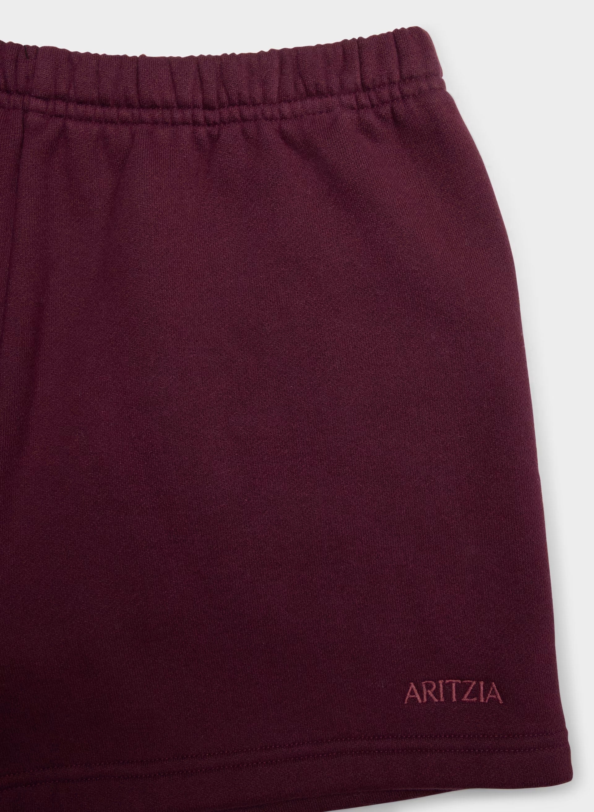 Cozy Sweatfleece Perfect Hi-Rise Mini Short - GALA PLUM