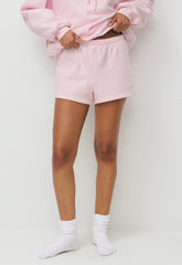 Cozy Sweatfleece Perfect Hi-Rise Mini Short - MAGNOLIA