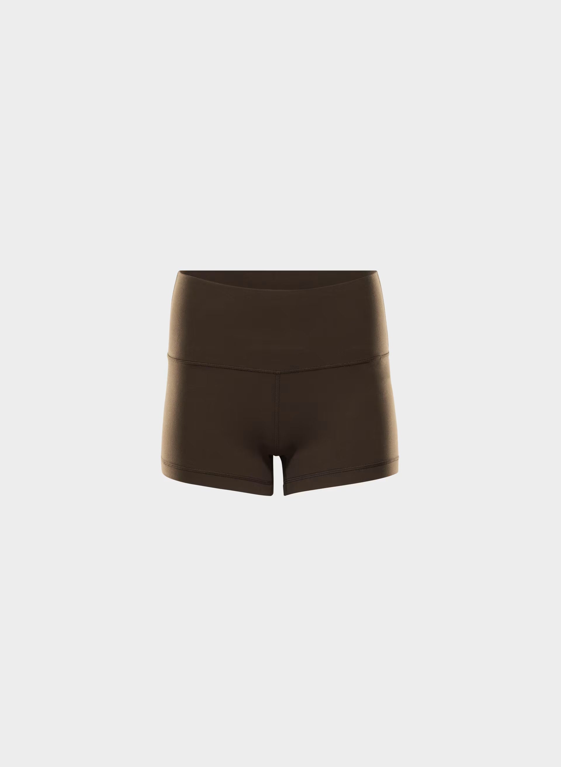 BUTTER Cheeky Hi-Rise 3 Short - CACAO NIB BROWN
