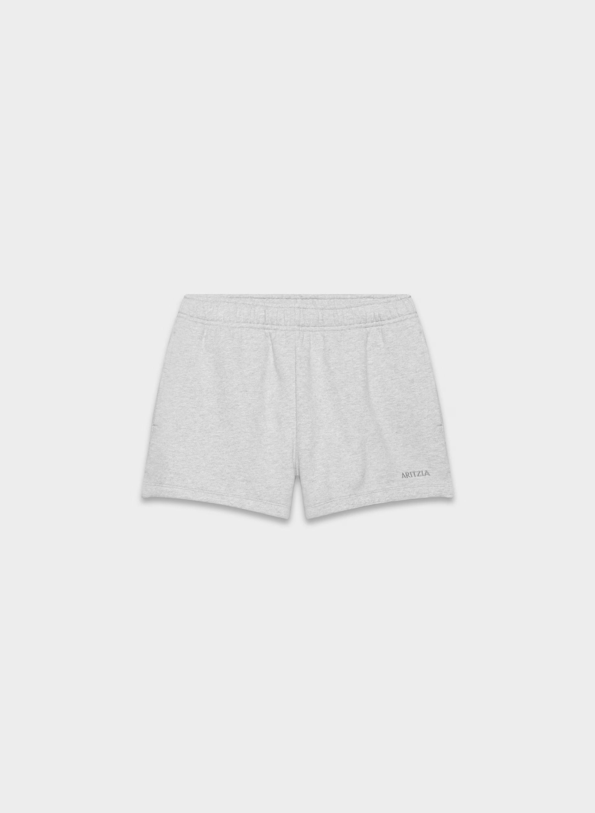 Cozy Sweatfleece Mega Hi-Rise Mini Short - HEATHER CHROME