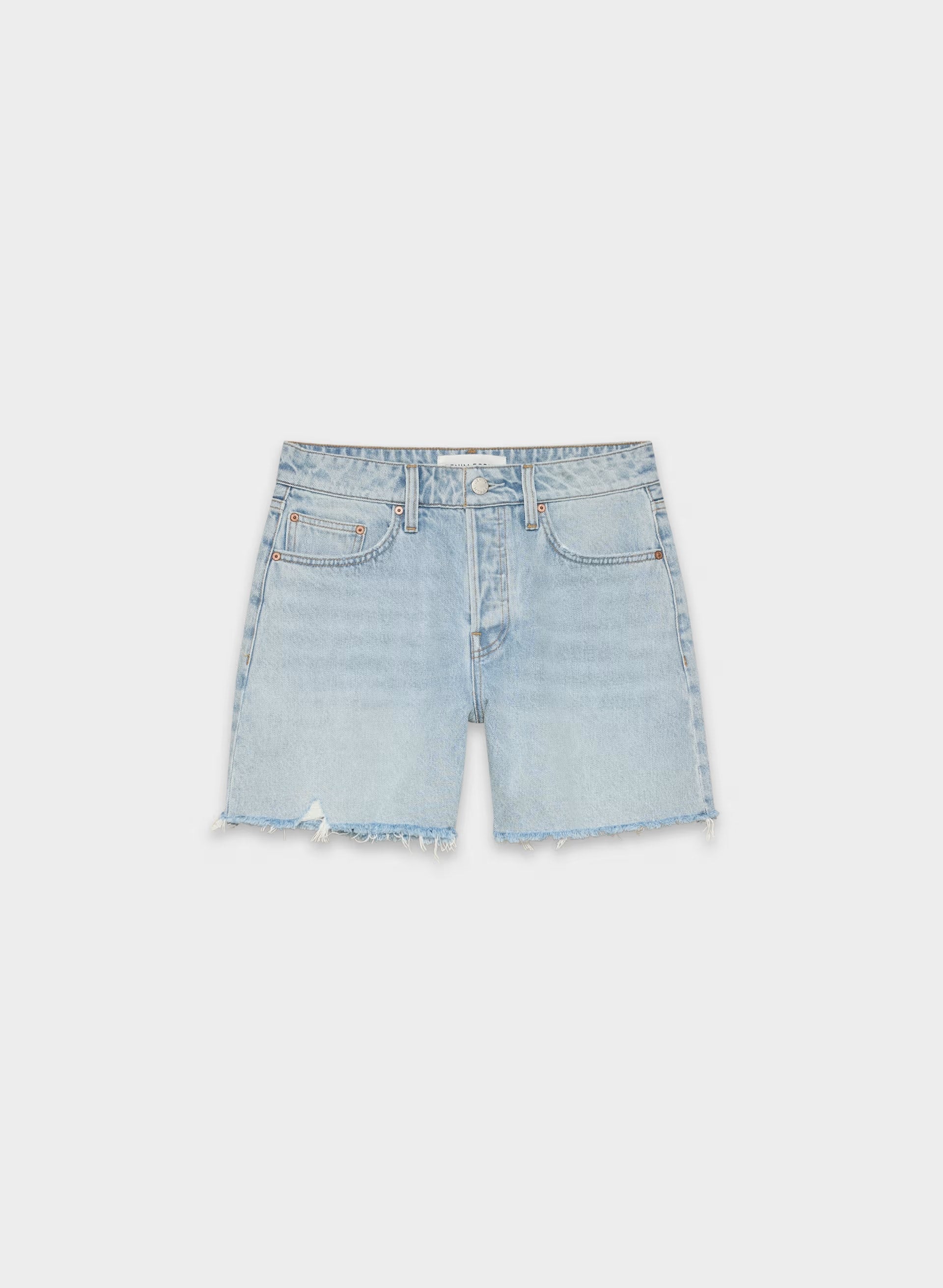 Denim Forum The Ex-Boyfriend Hi Mid-Thigh Denim Short - 15 YRS BRL THR BLEU